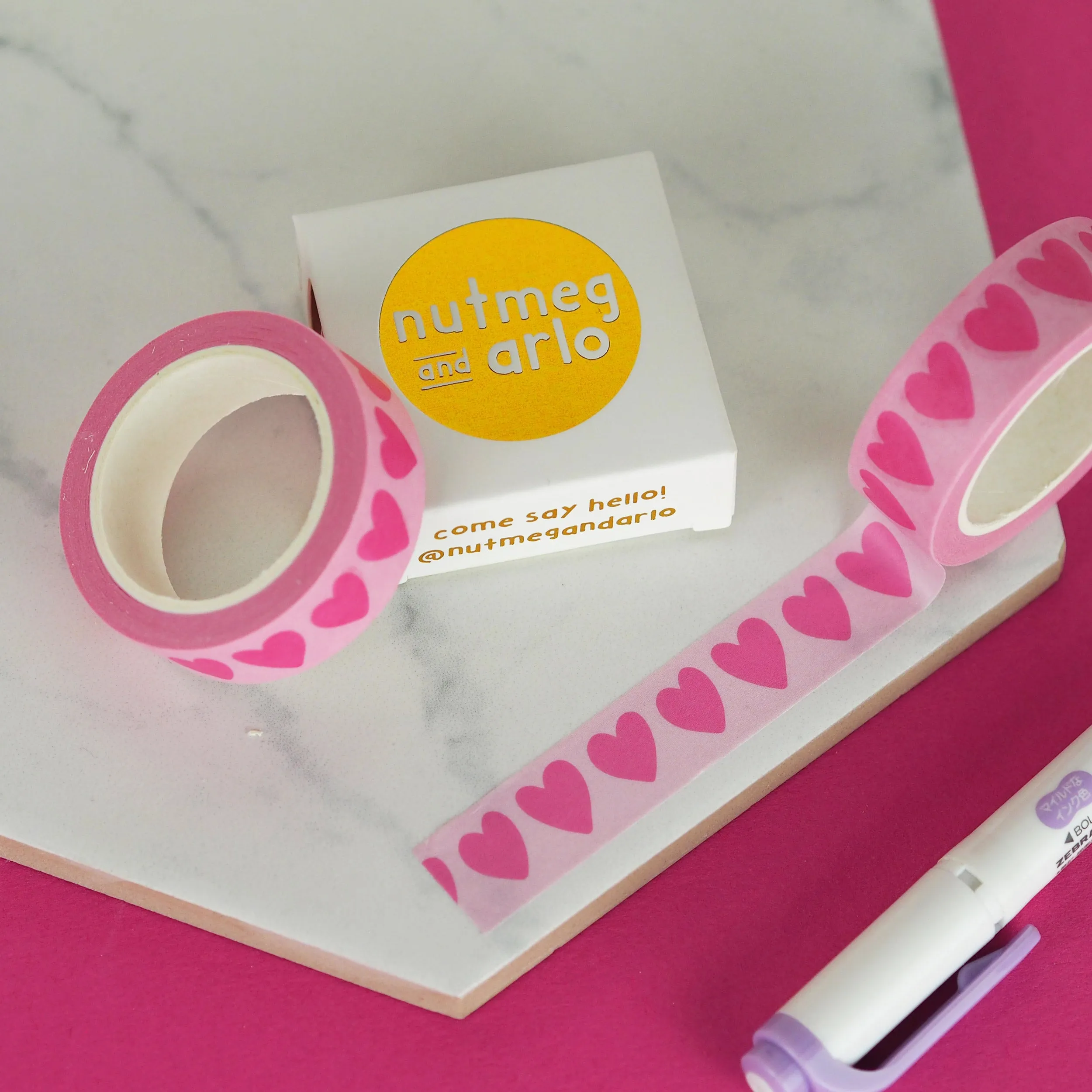 Loveheart Washi Tape