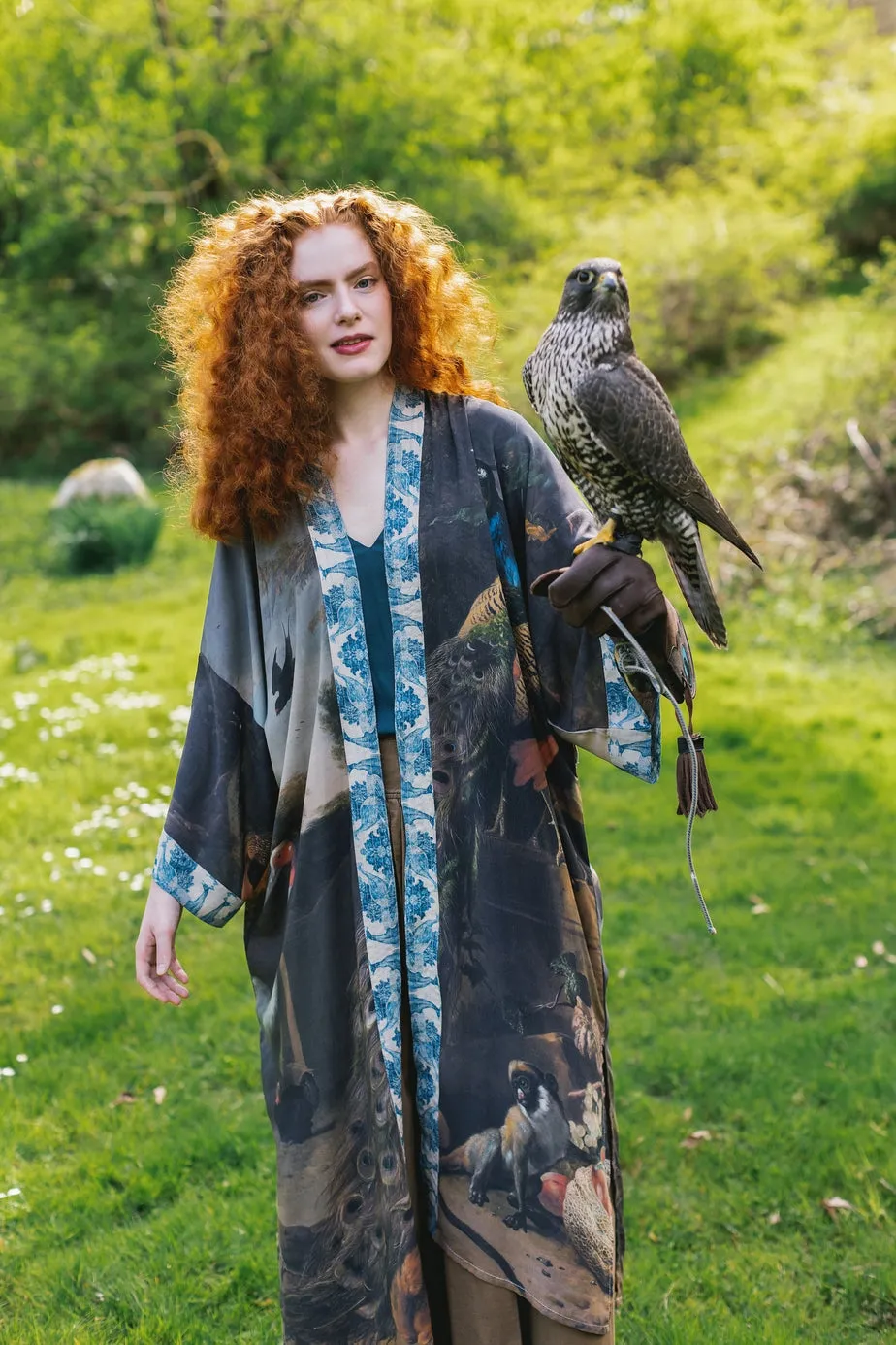 Luxury Art Duster Kimono Robe, multiple styles