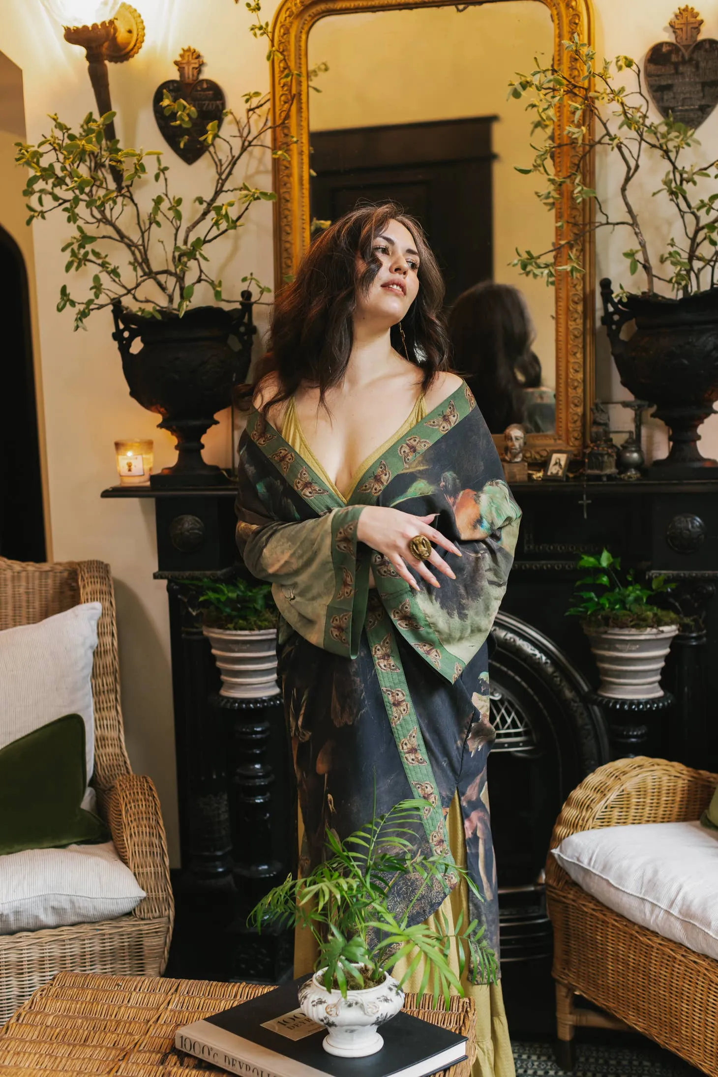 Luxury Art Duster Kimono Robe, multiple styles