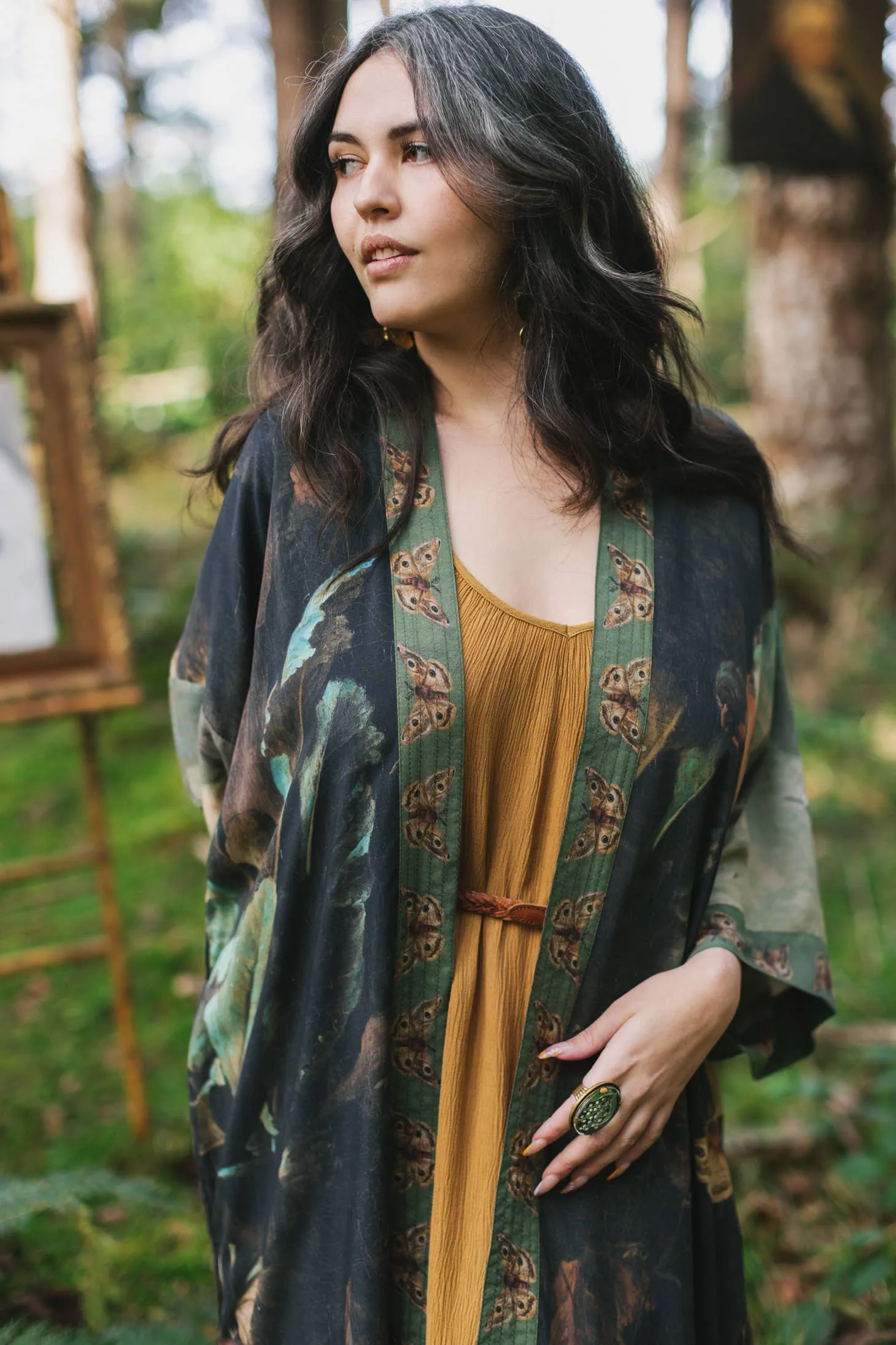 Luxury Art Duster Kimono Robe, multiple styles