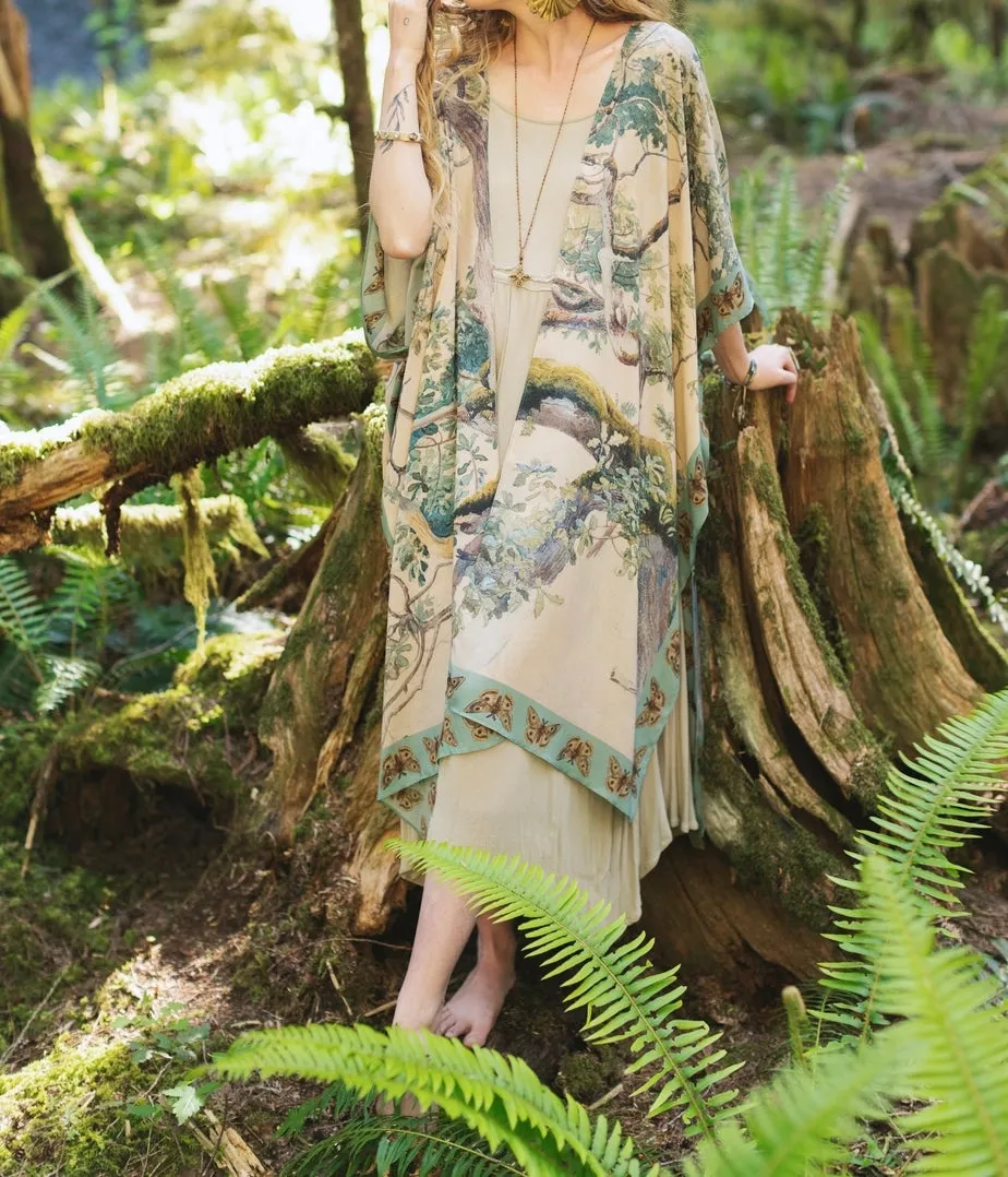 Luxury Art Duster Kimono Robe, multiple styles