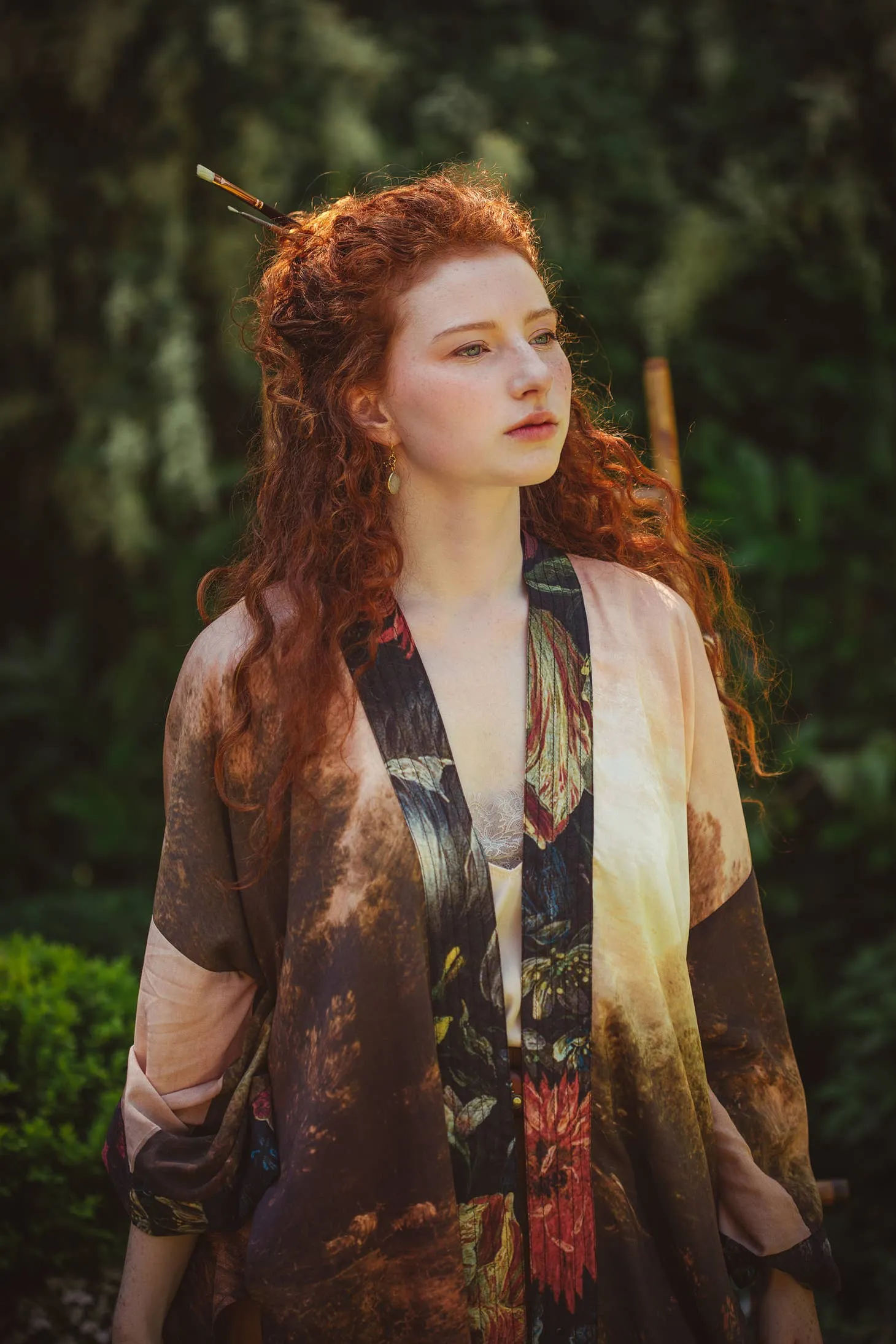 Luxury Art Duster Kimono Robe, multiple styles