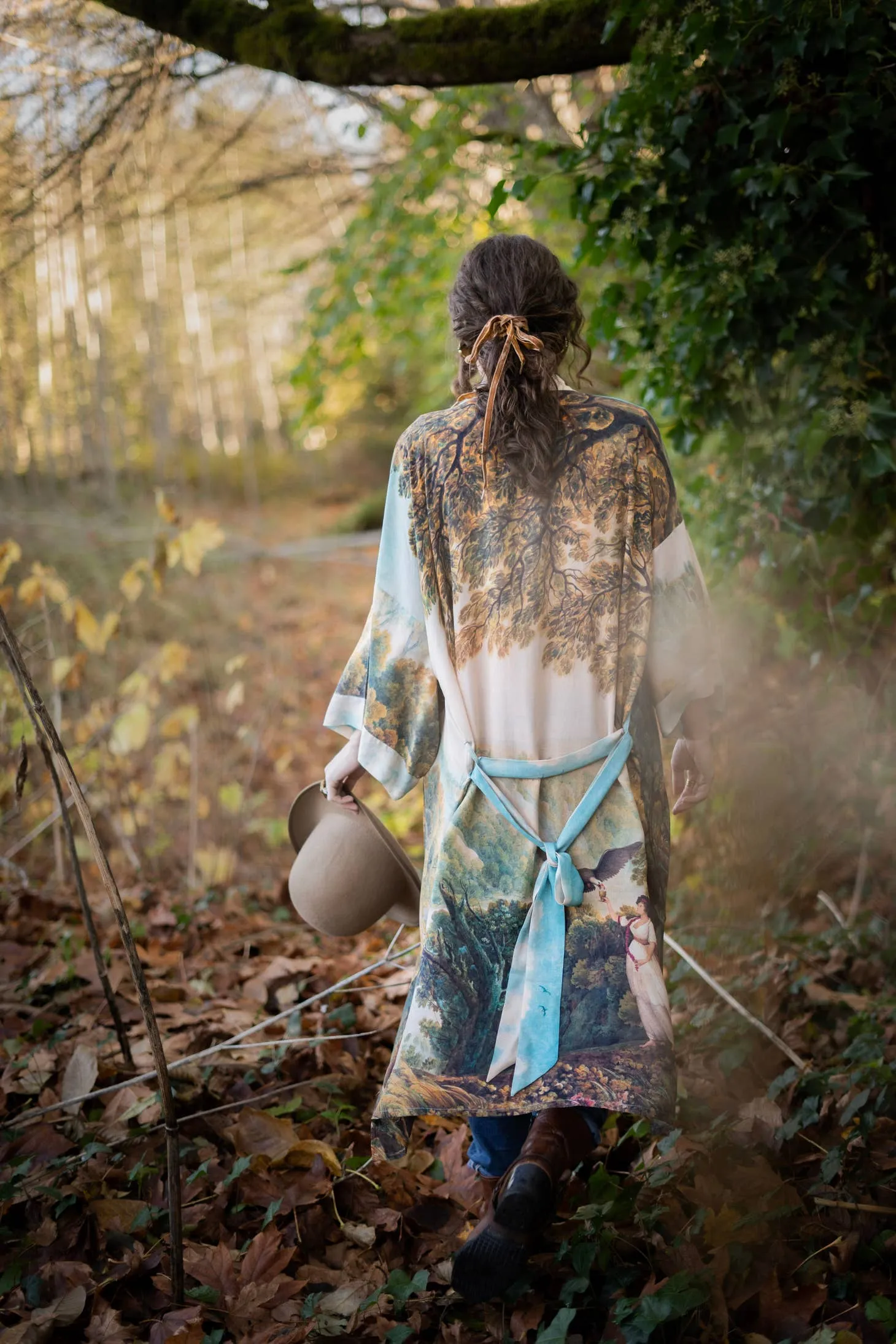 Luxury Art Duster Kimono Robe, multiple styles