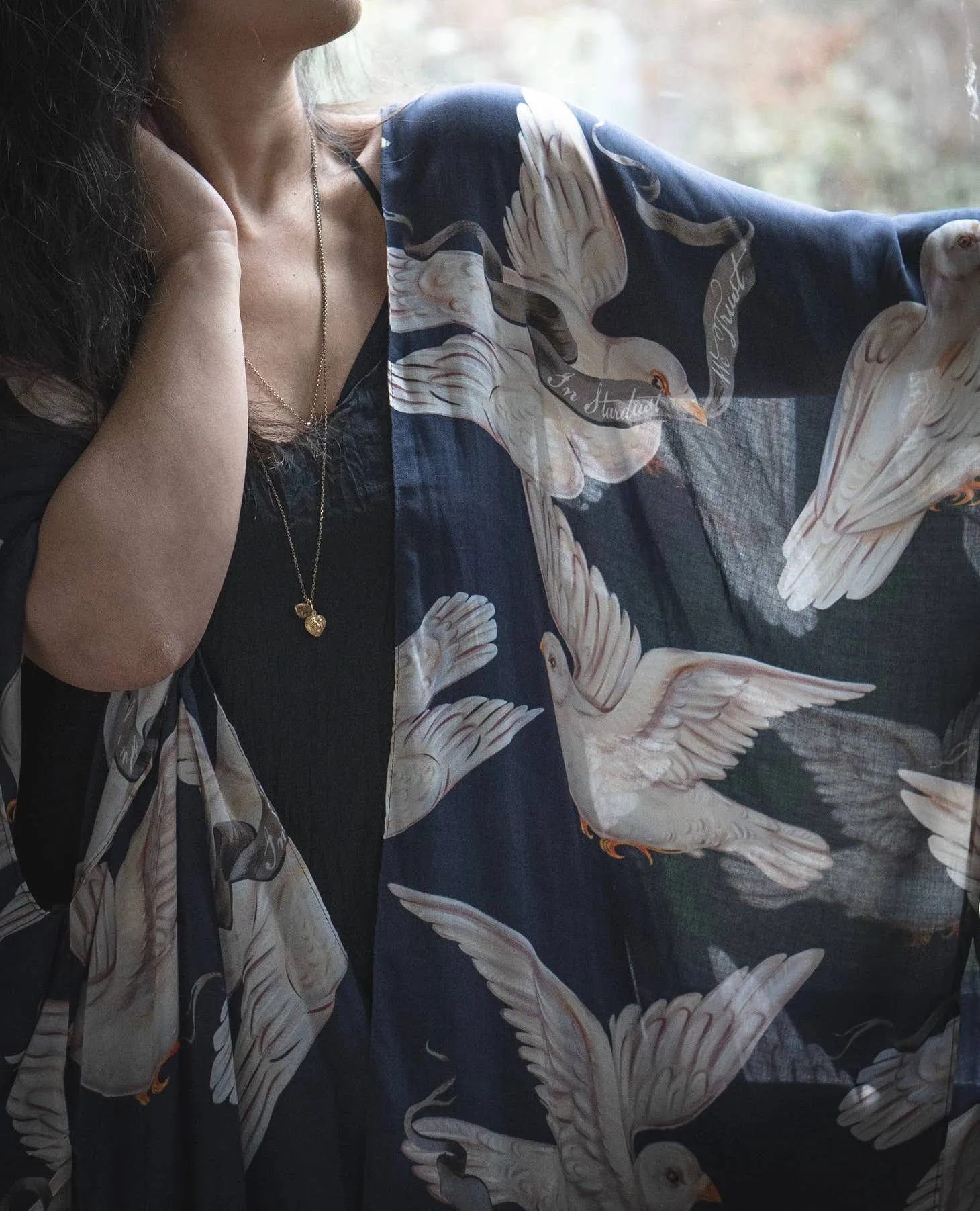 Luxury Art Duster Kimono Robe, multiple styles