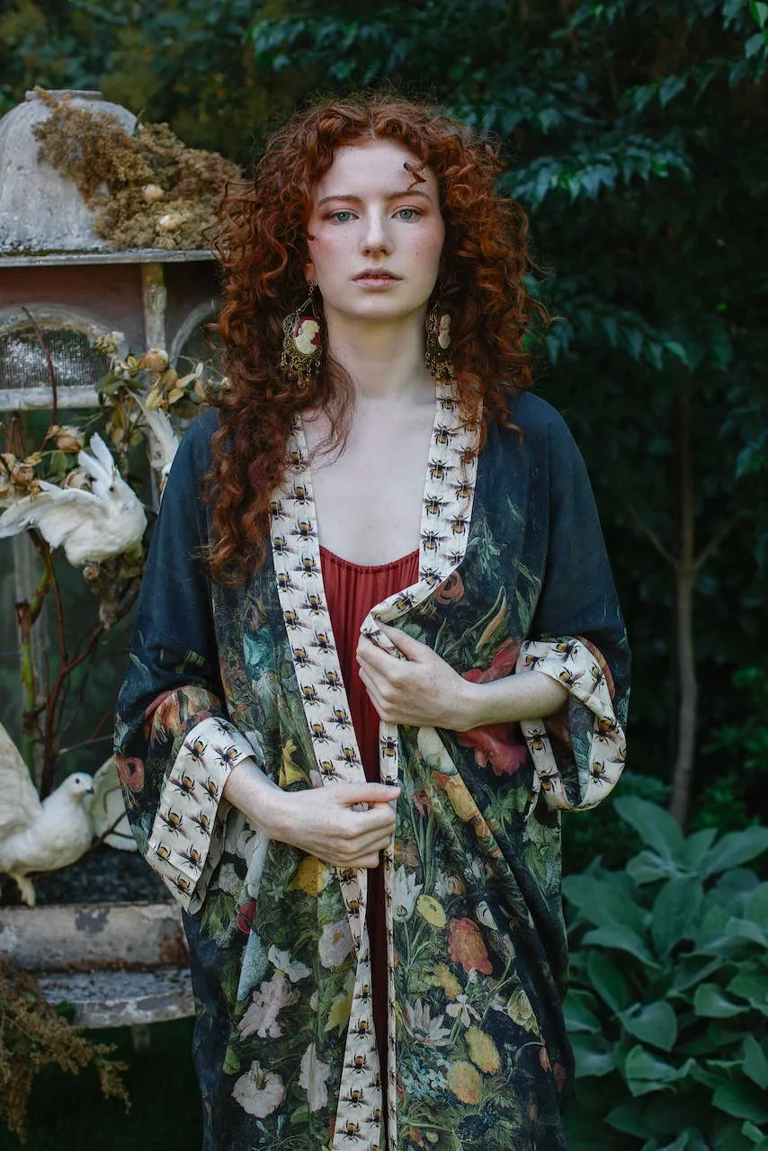 Luxury Art Duster Kimono Robe, multiple styles