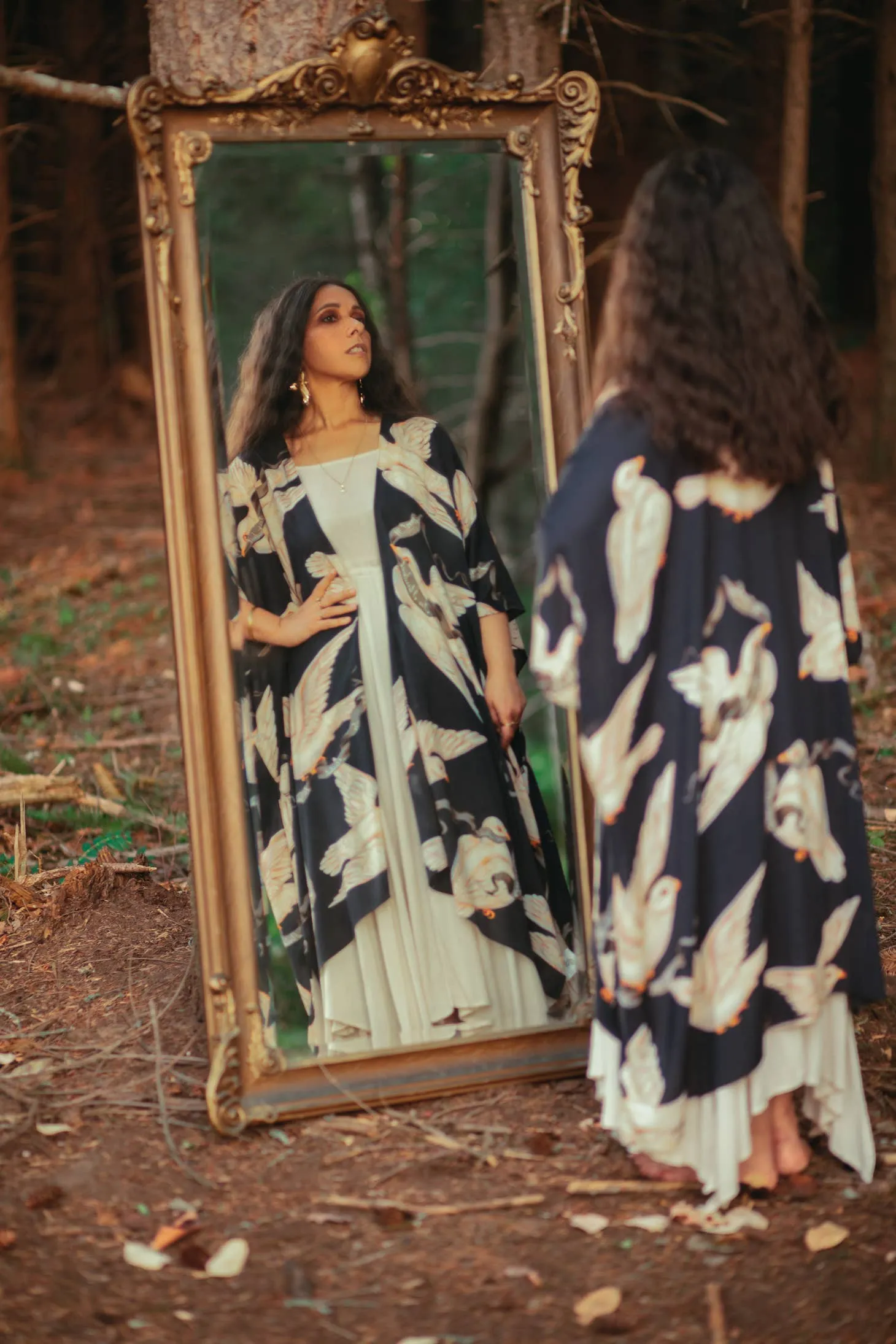 Luxury Art Duster Kimono Robe, multiple styles