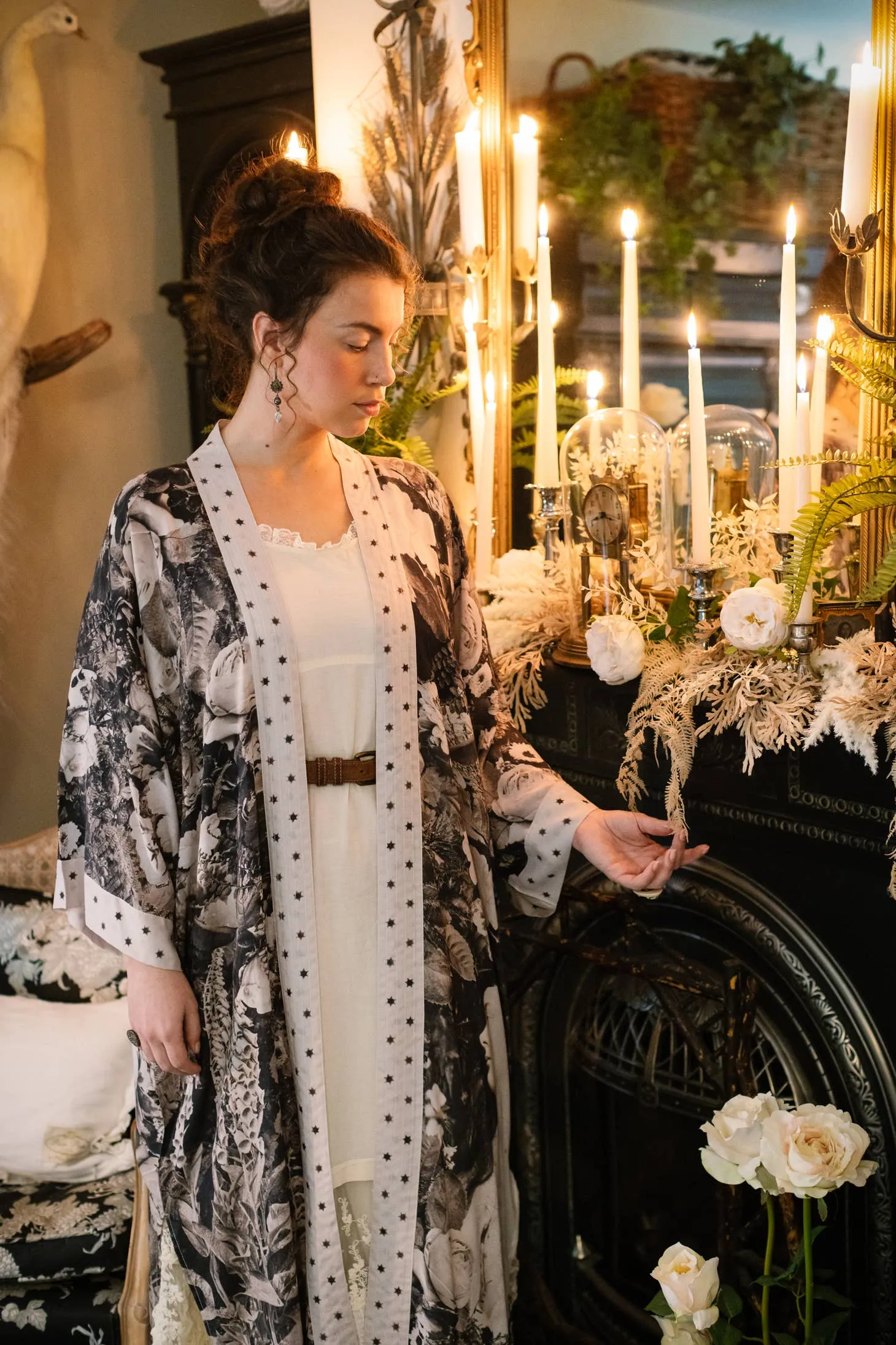 Luxury Art Duster Kimono Robe, multiple styles
