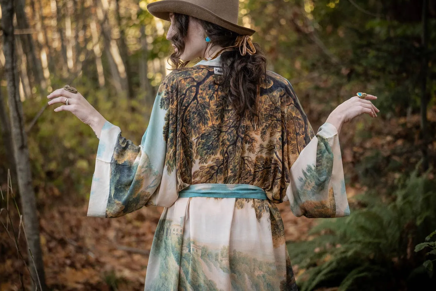 Luxury Art Duster Kimono Robe, multiple styles