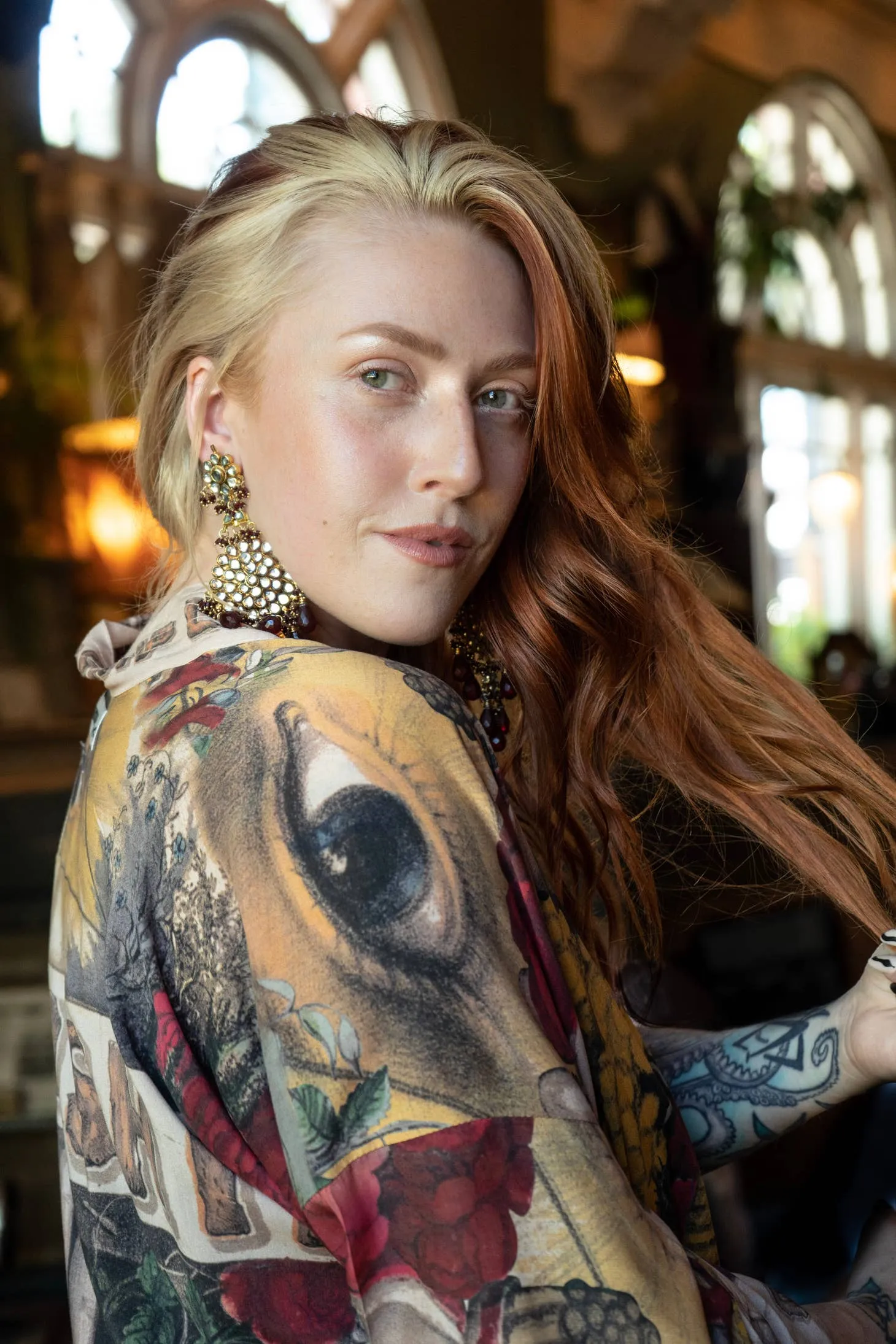 Luxury Art Duster Kimono Robe, multiple styles