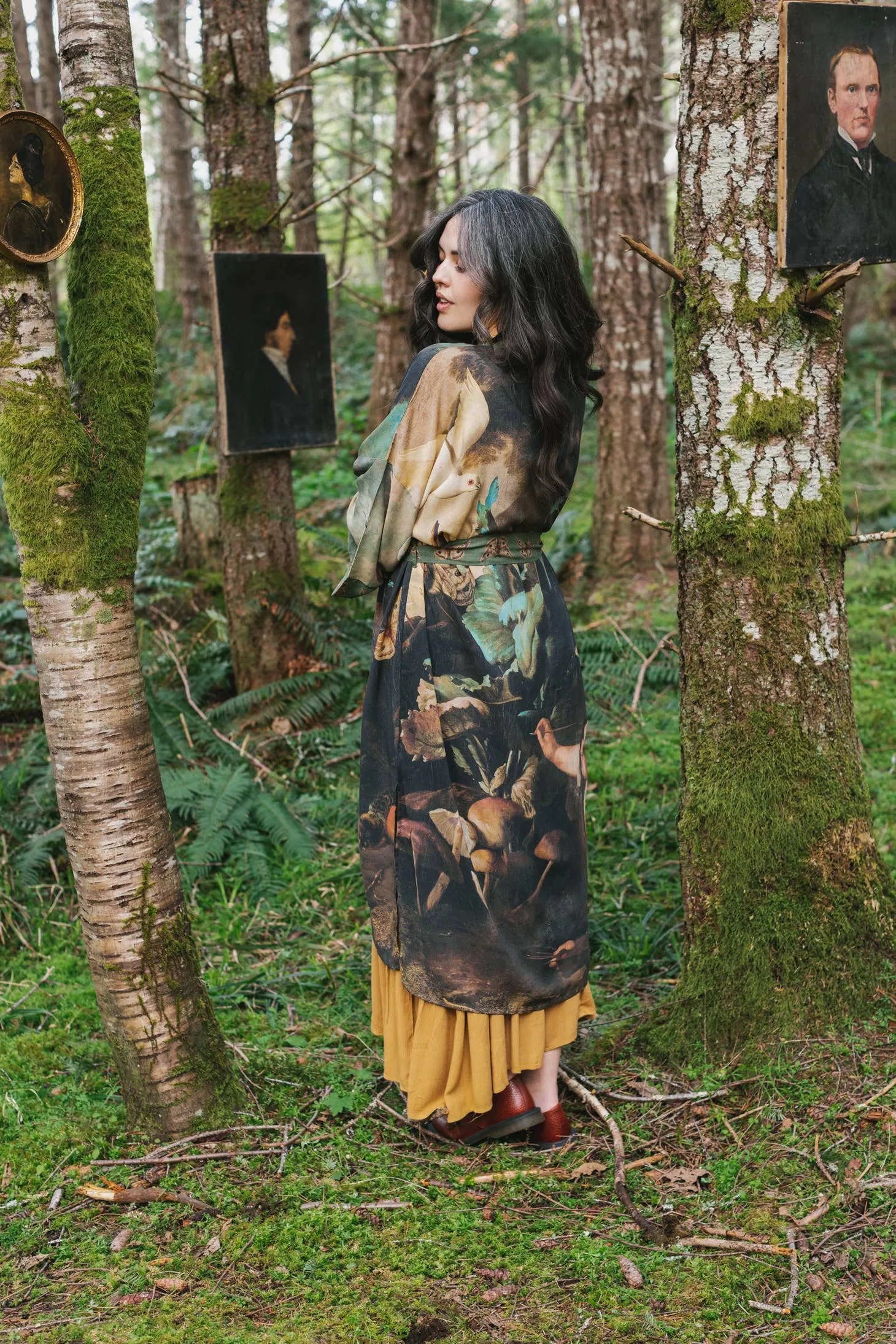 Luxury Art Duster Kimono Robe, multiple styles