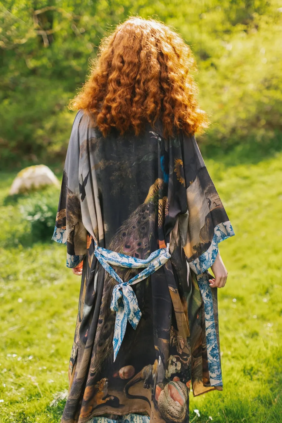 Luxury Art Duster Kimono Robe, multiple styles