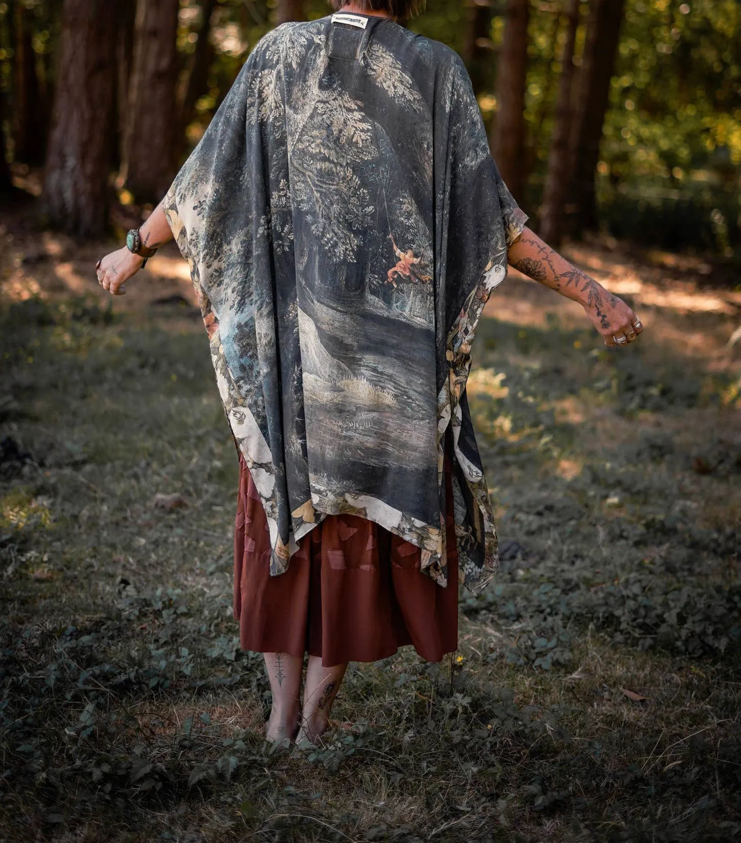 Luxury Art Duster Kimono Robe, multiple styles