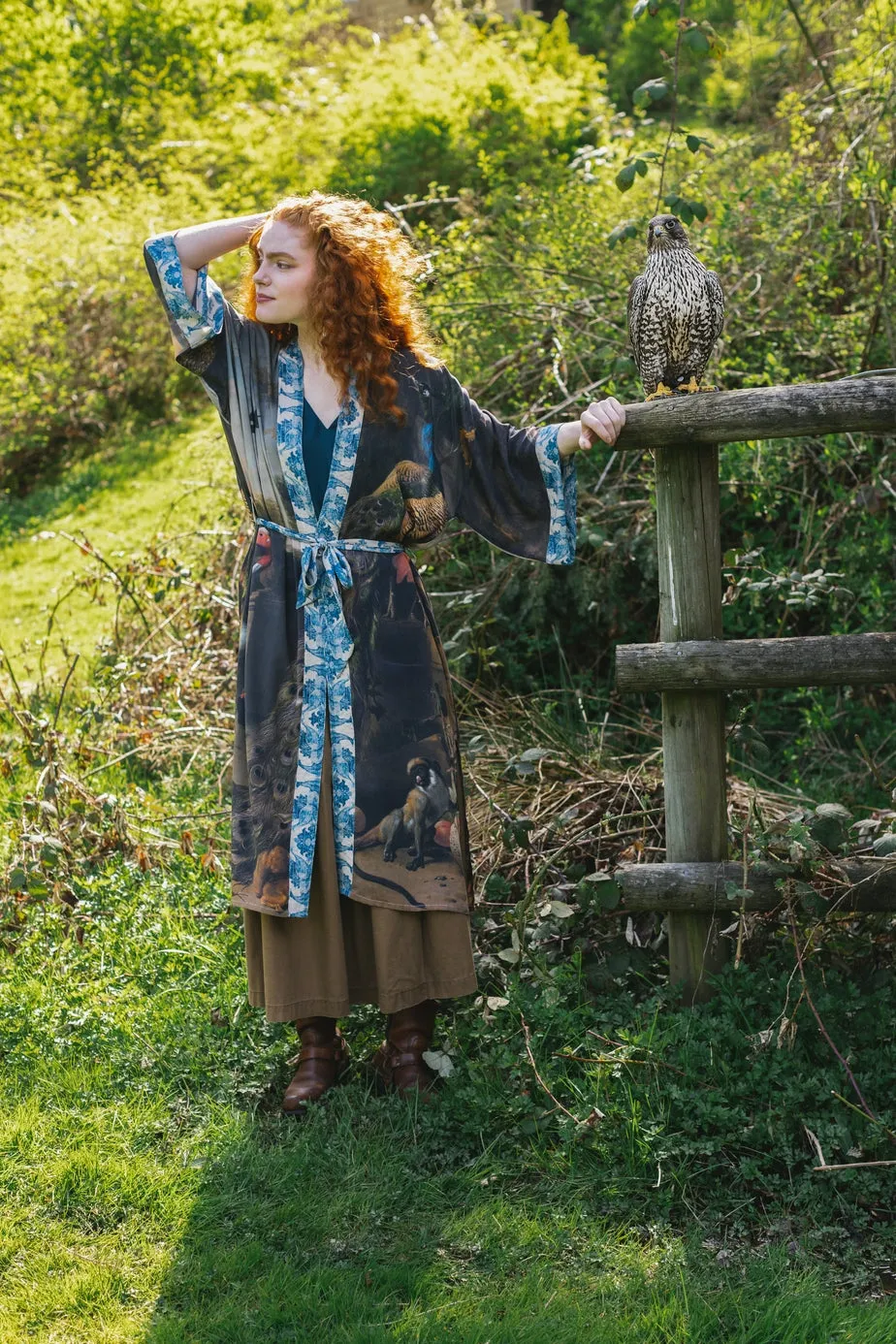 Luxury Art Duster Kimono Robe, multiple styles