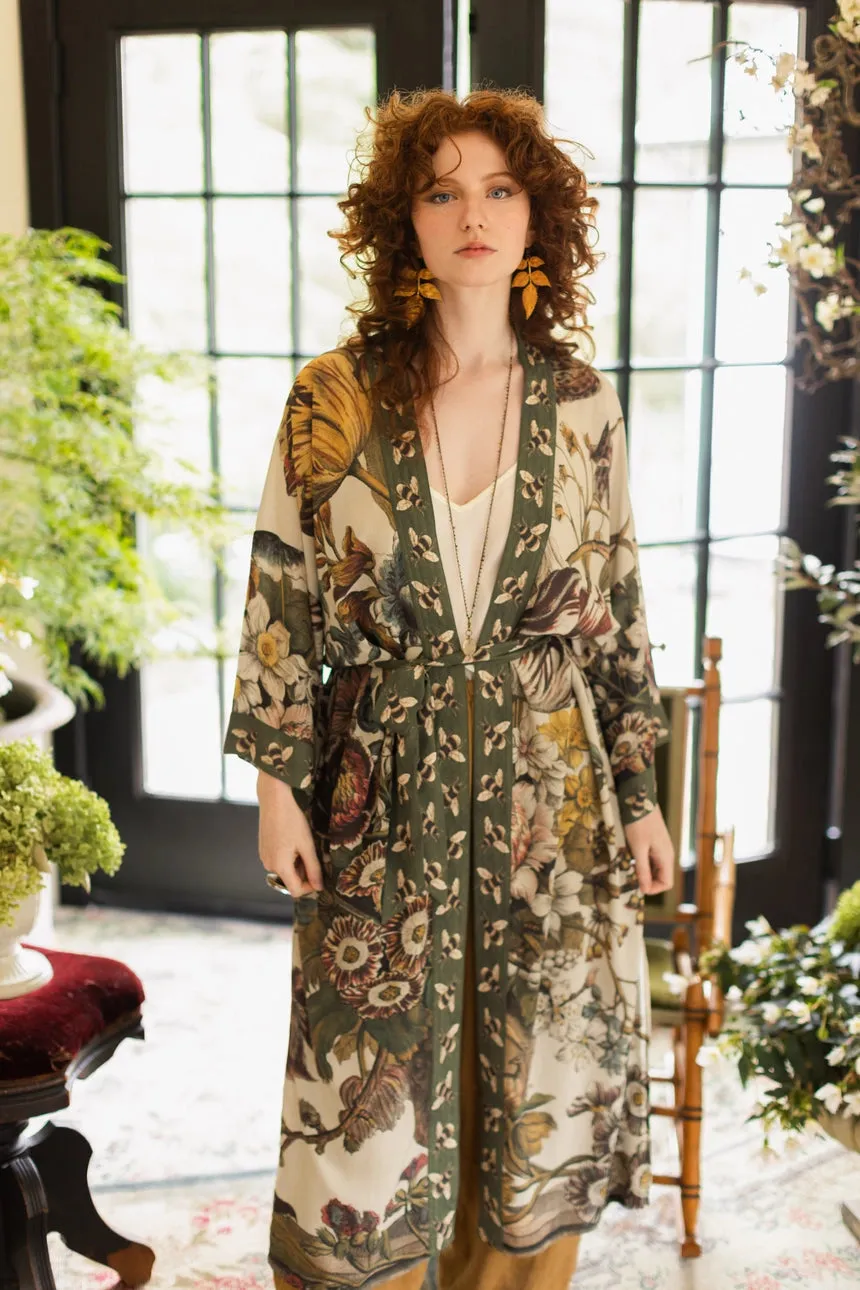 Luxury Art Duster Kimono Robe, multiple styles