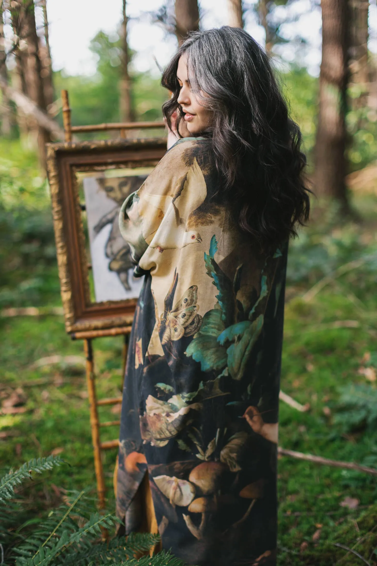 Luxury Art Duster Kimono Robe, multiple styles