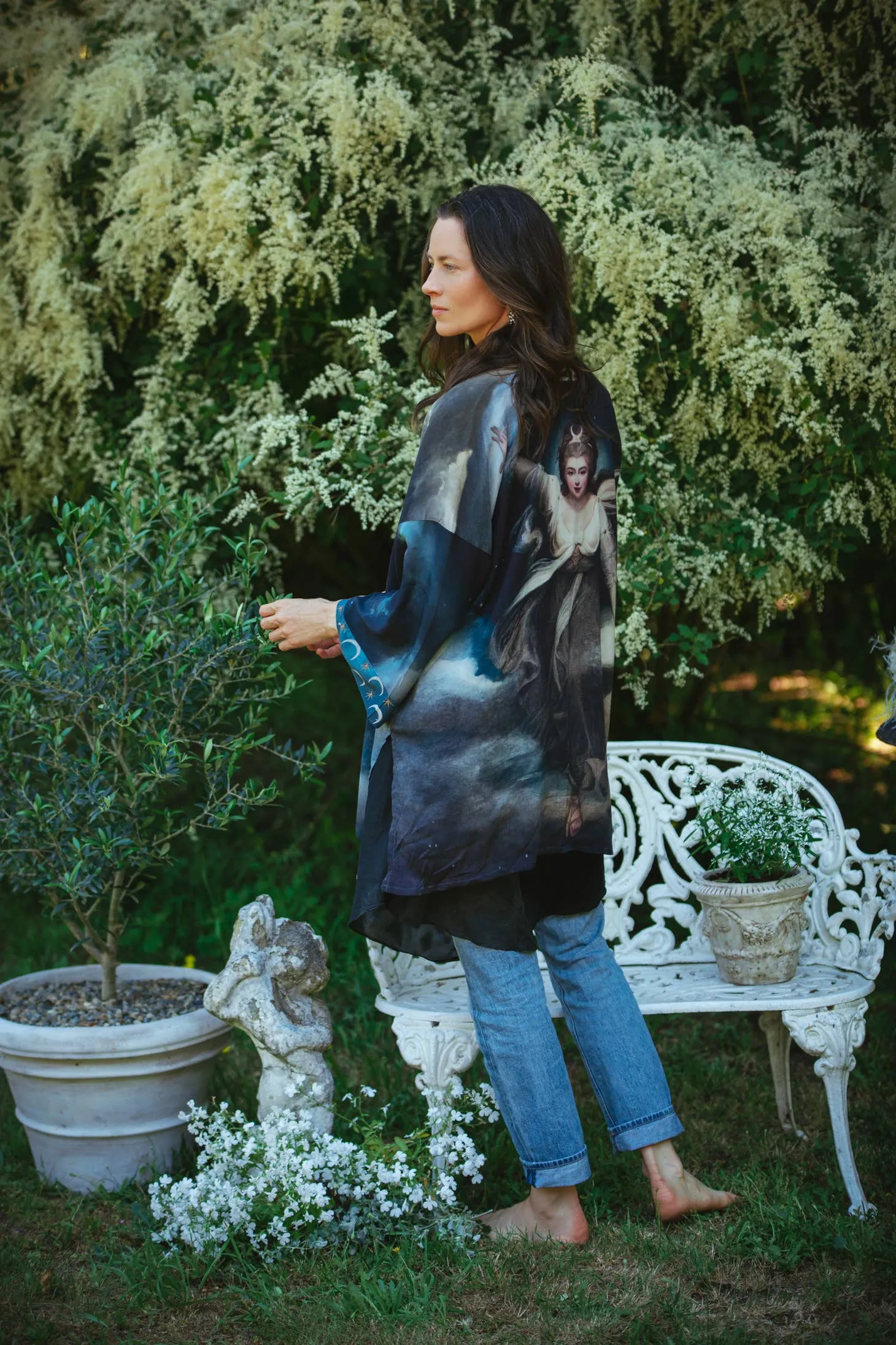 Luxury Art Duster Kimono Robe, multiple styles