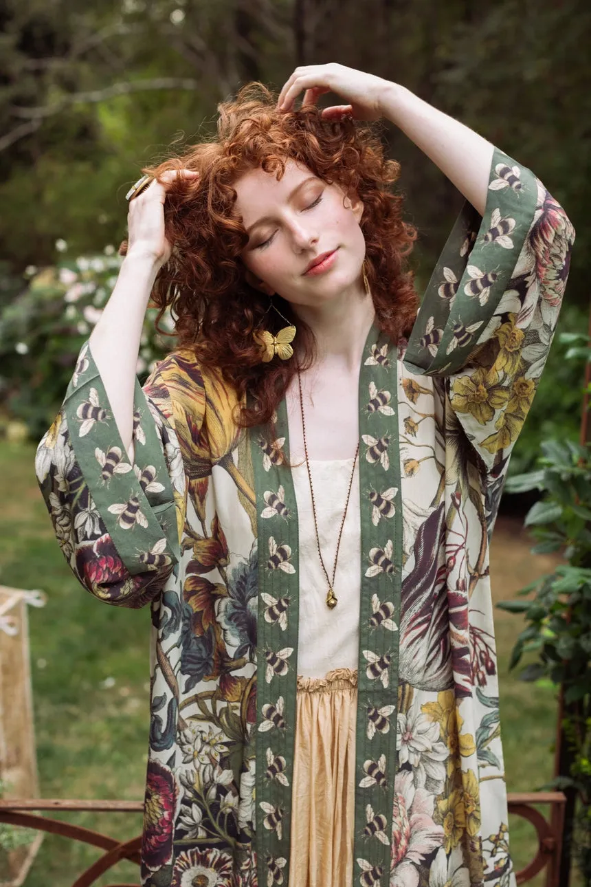 Luxury Art Duster Kimono Robe, multiple styles