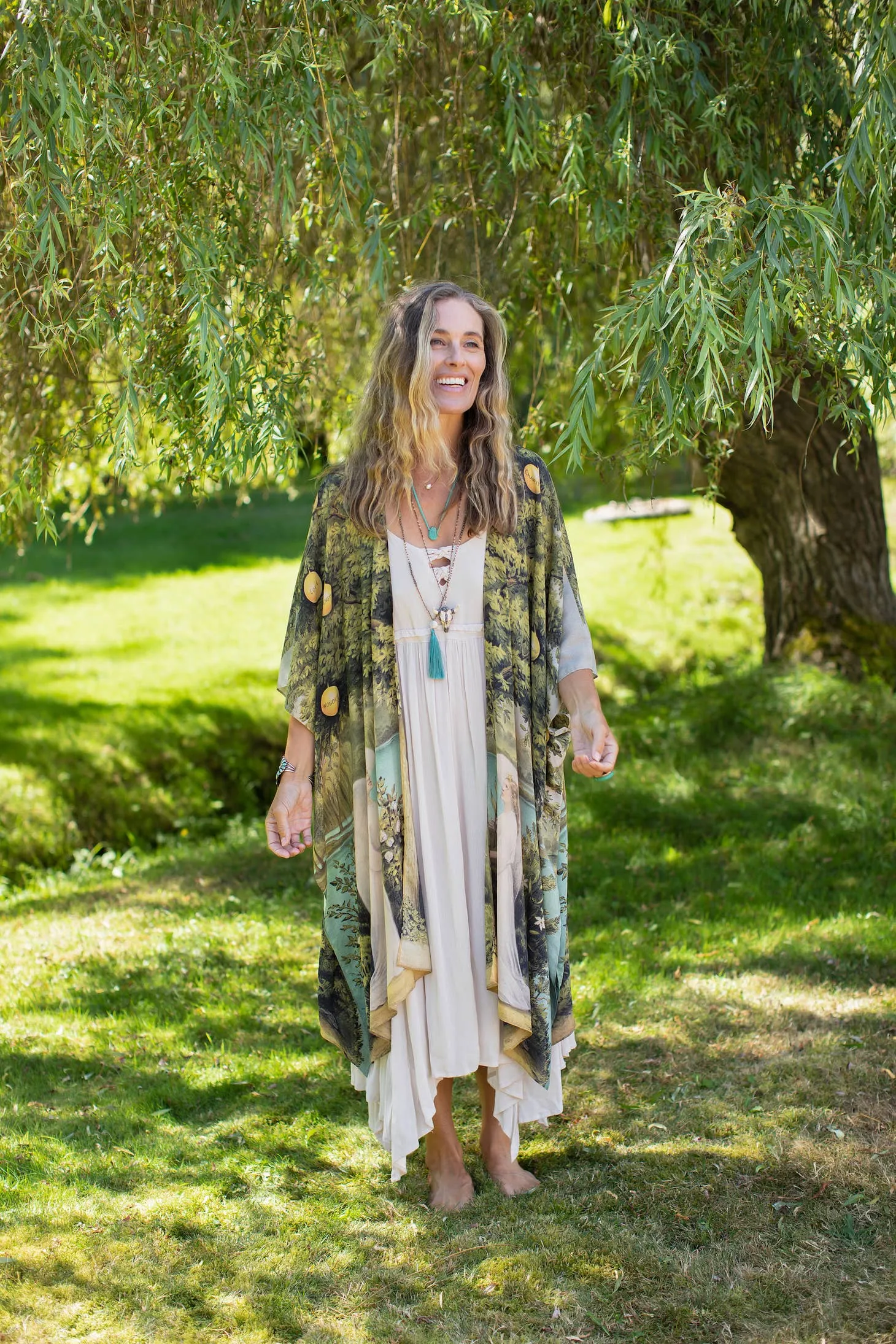 Luxury Art Duster Kimono Robe, multiple styles
