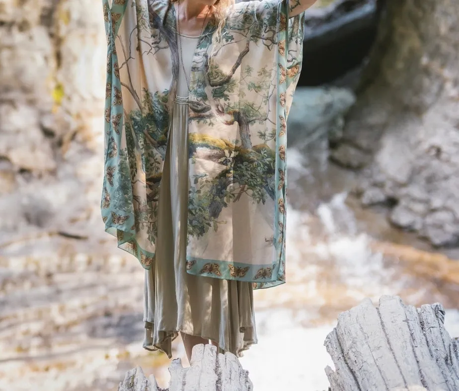 Luxury Art Duster Kimono Robe, multiple styles
