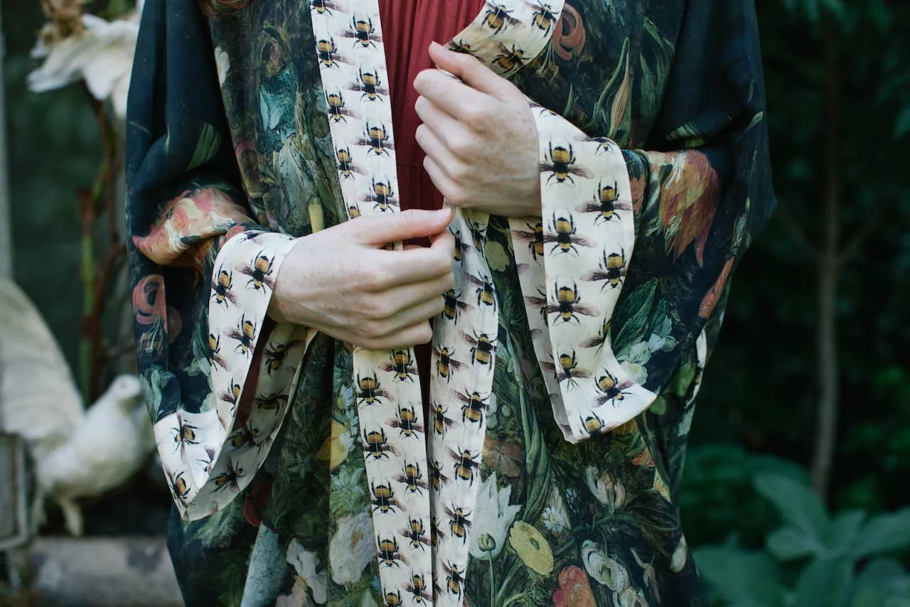 Luxury Art Duster Kimono Robe, multiple styles