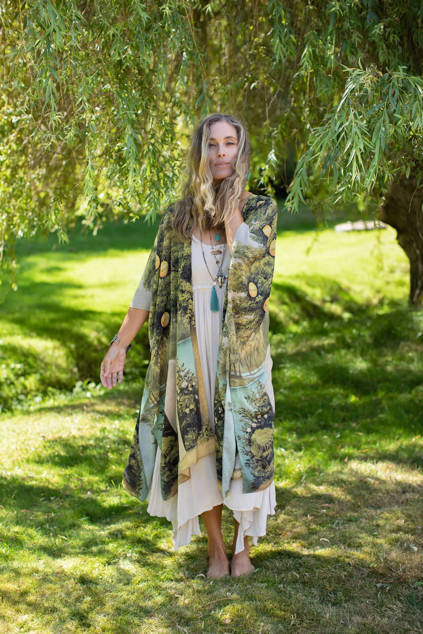 Luxury Art Duster Kimono Robe, multiple styles