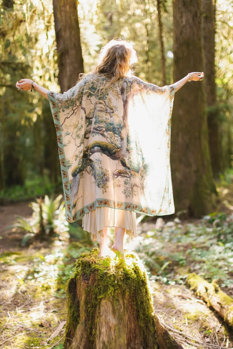 Luxury Art Duster Kimono Robe, multiple styles