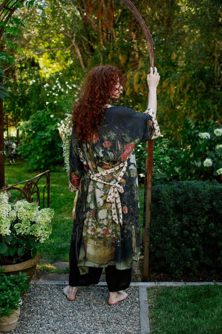 Luxury Art Duster Kimono Robe, multiple styles