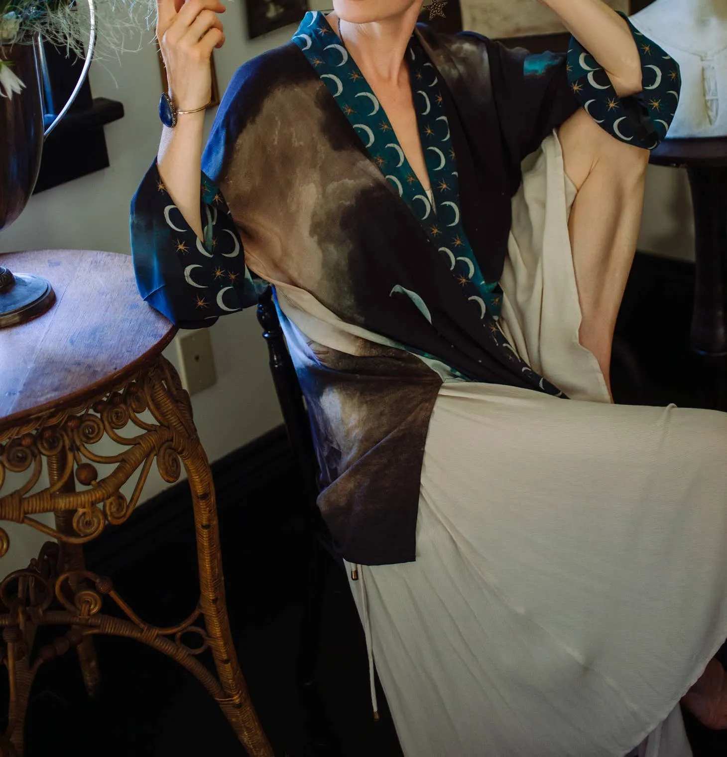 Luxury Art Duster Kimono Robe, multiple styles