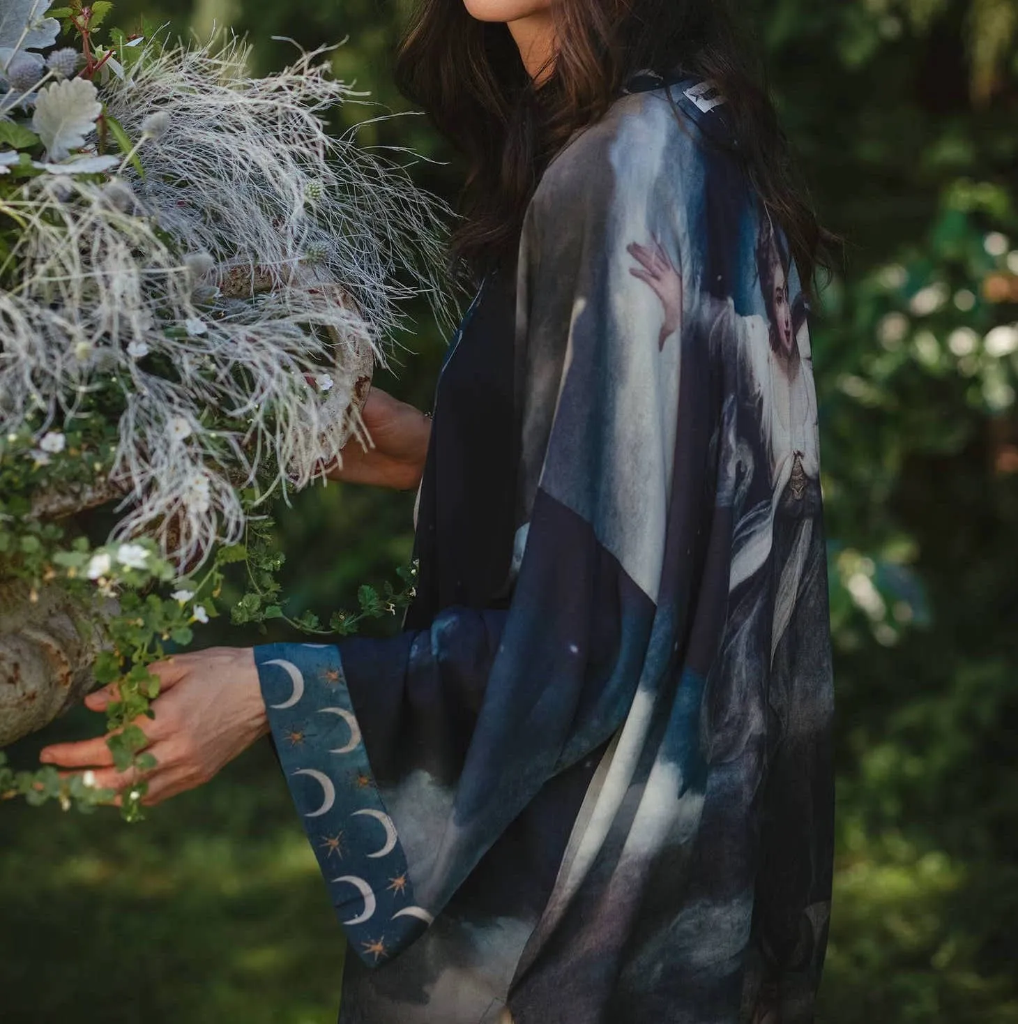 Luxury Art Duster Kimono Robe, multiple styles
