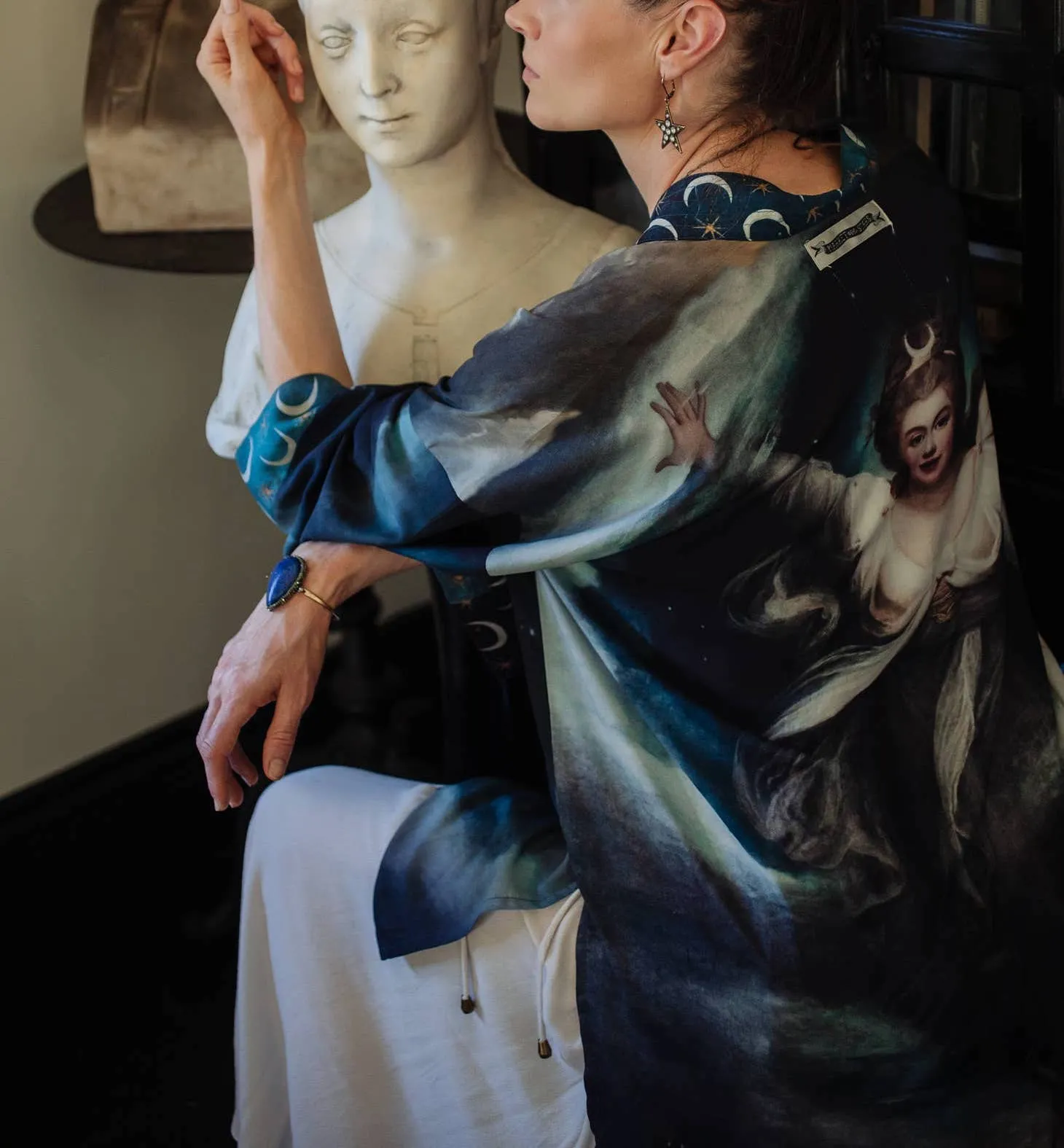 Luxury Art Duster Kimono Robe, multiple styles