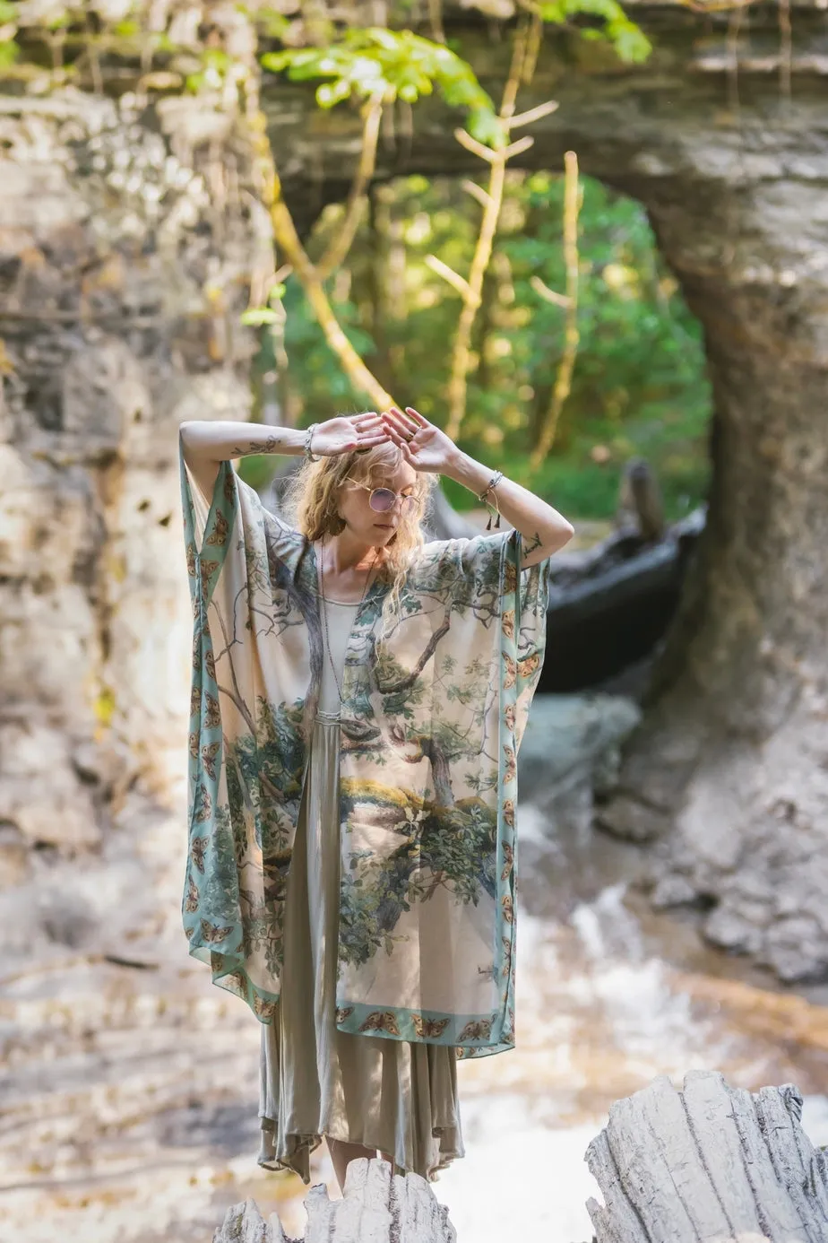 Luxury Art Duster Kimono Robe, multiple styles