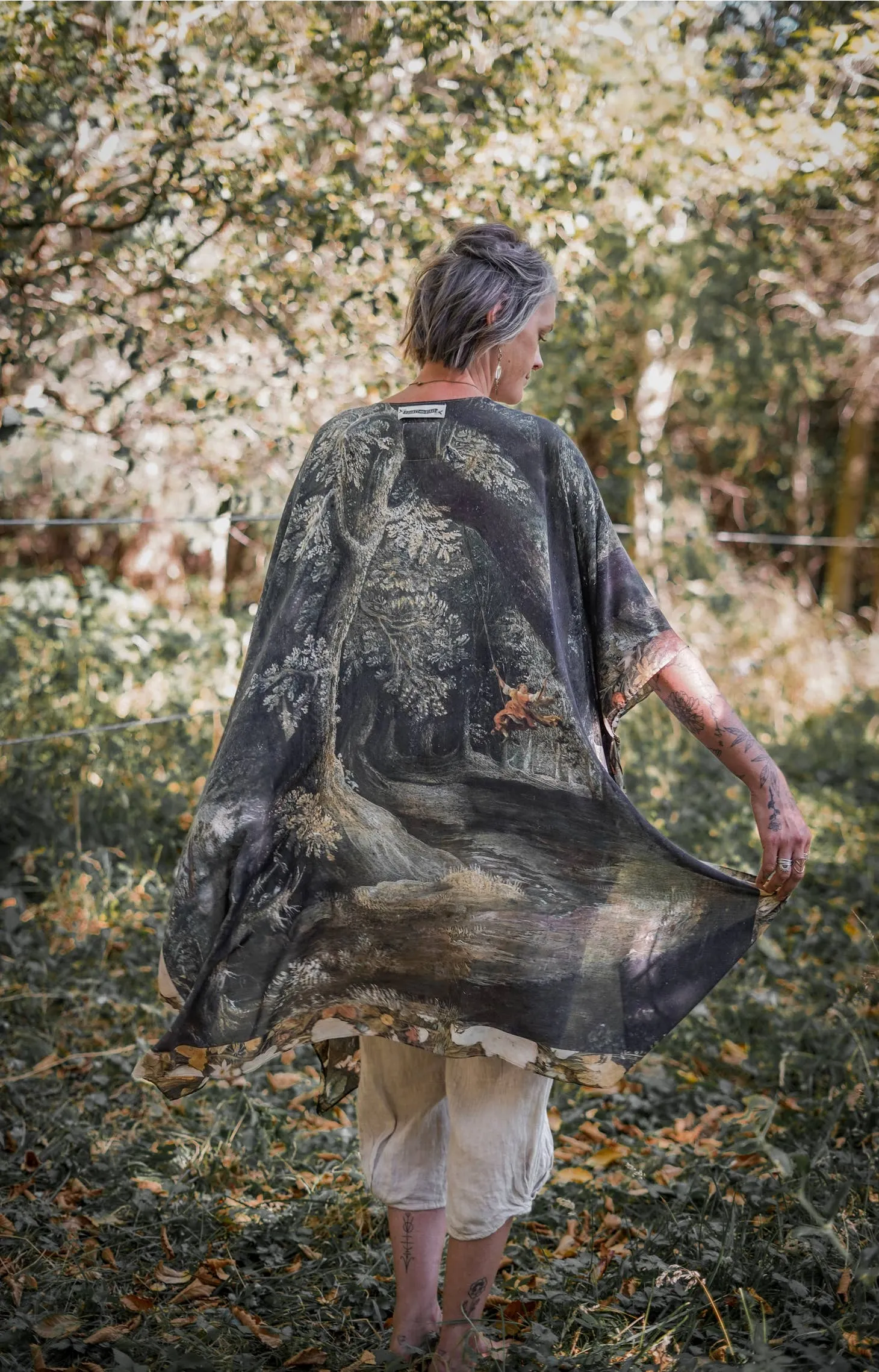 Luxury Art Duster Kimono Robe, multiple styles