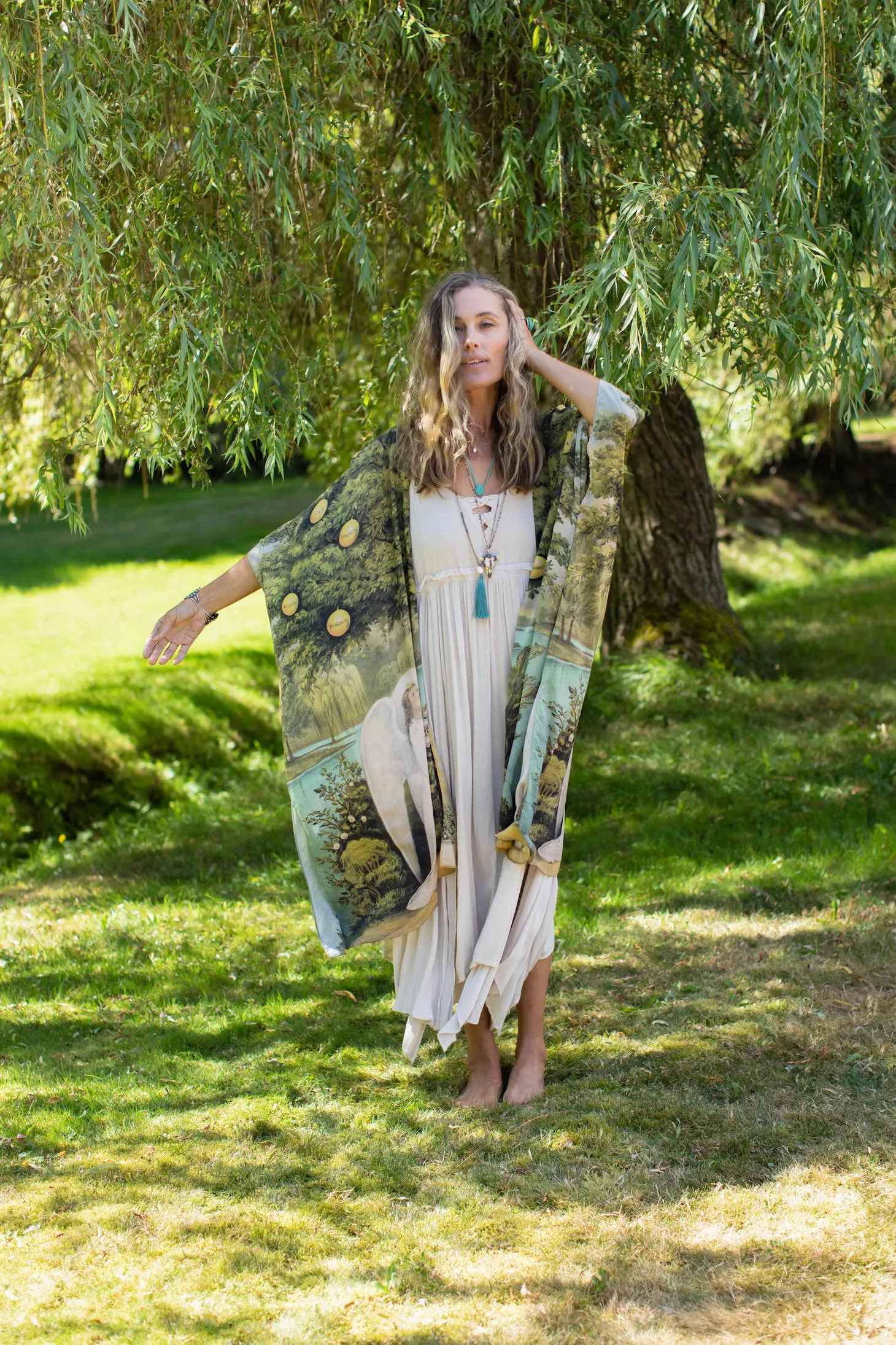 Luxury Art Duster Kimono Robe, multiple styles