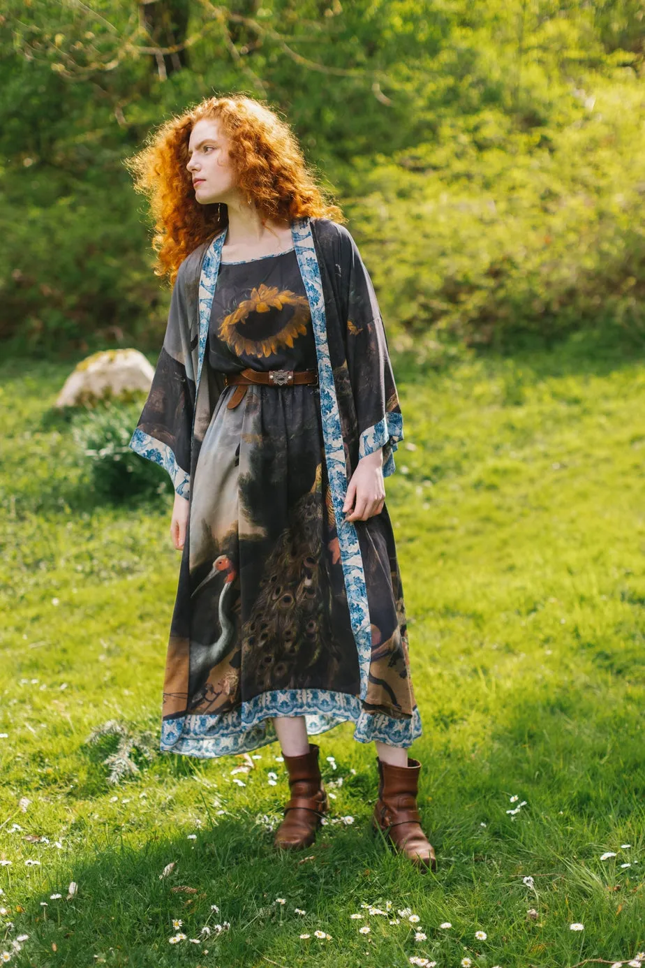 Luxury Art Duster Kimono Robe, multiple styles