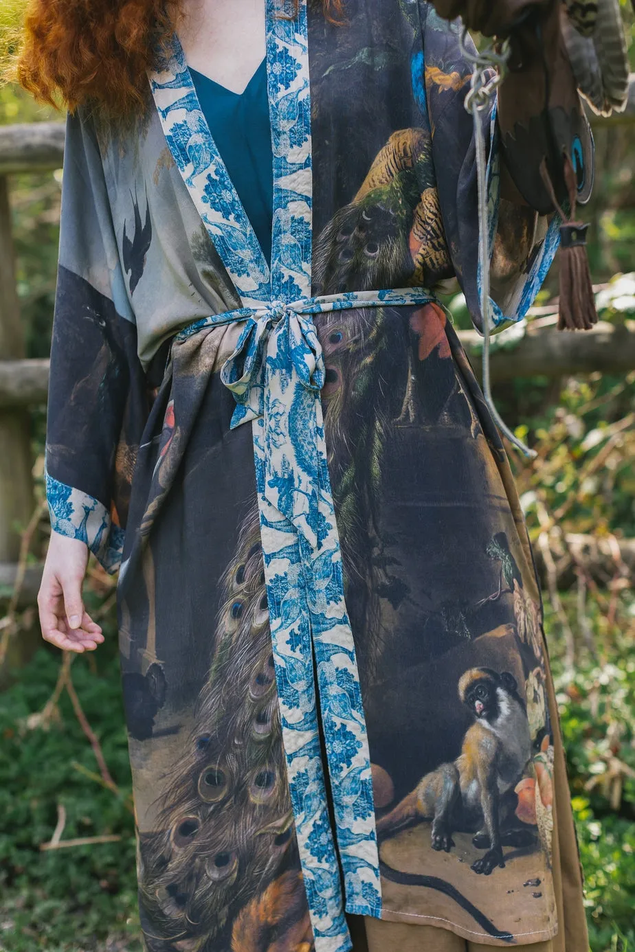 Luxury Art Duster Kimono Robe, multiple styles