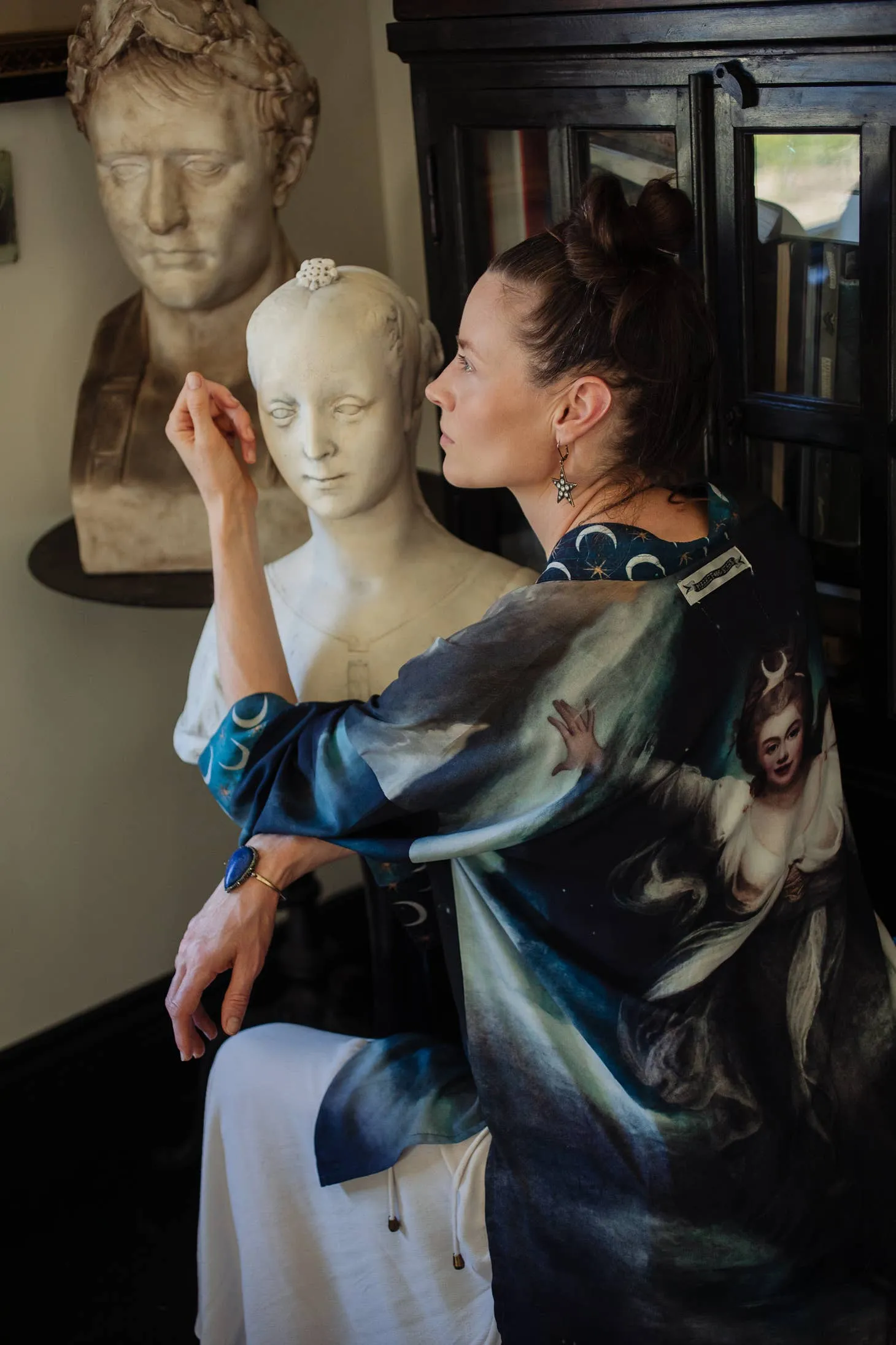 Luxury Art Duster Kimono Robe, multiple styles