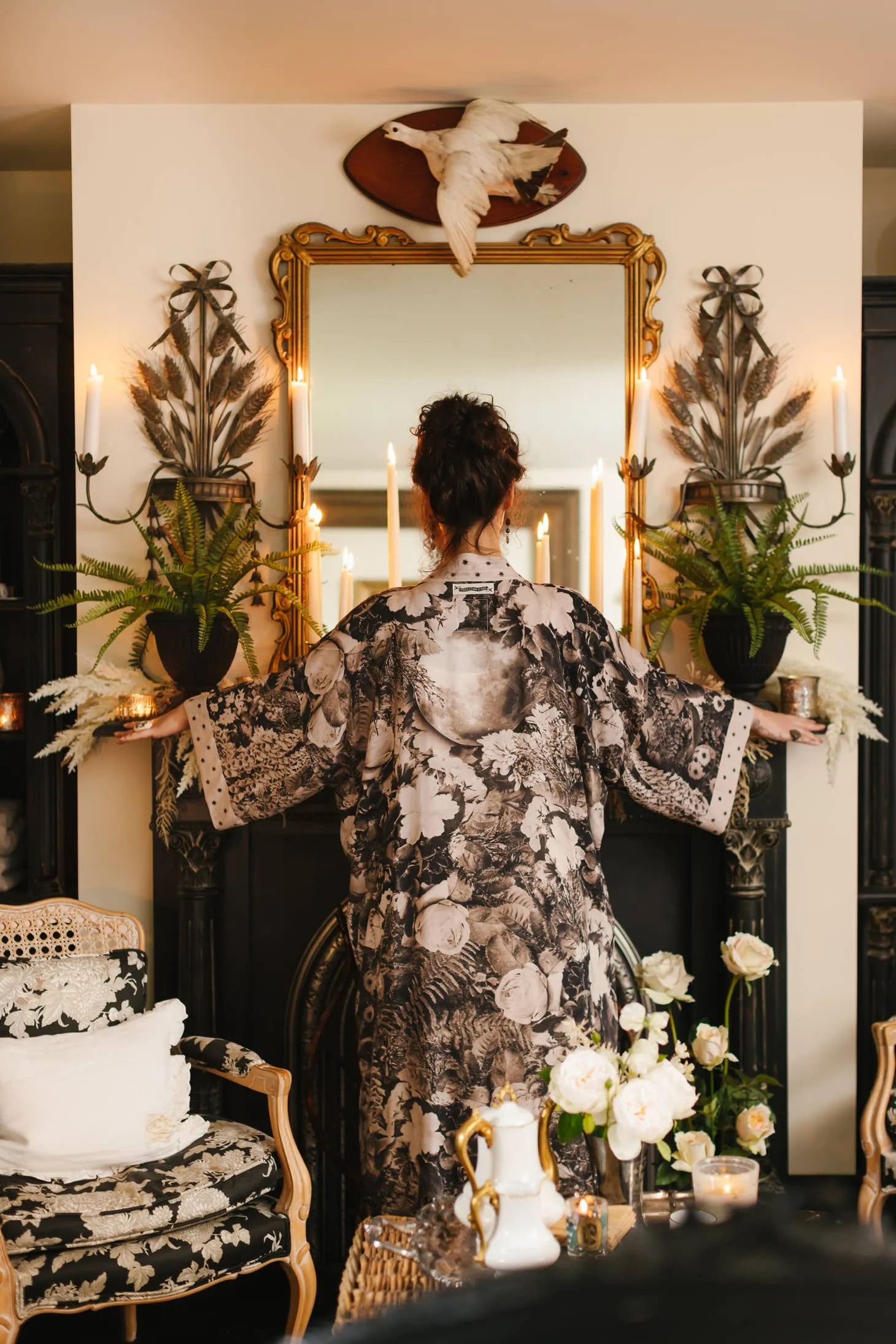Luxury Art Duster Kimono Robe, multiple styles