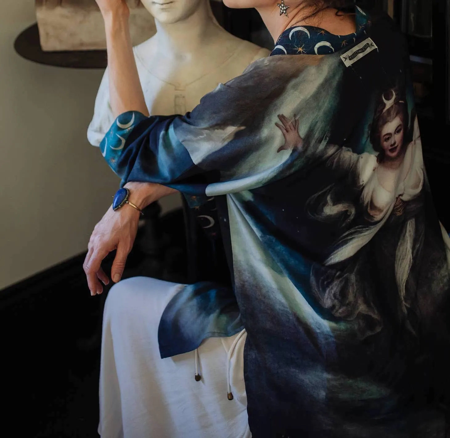 Luxury Art Duster Kimono Robe, multiple styles