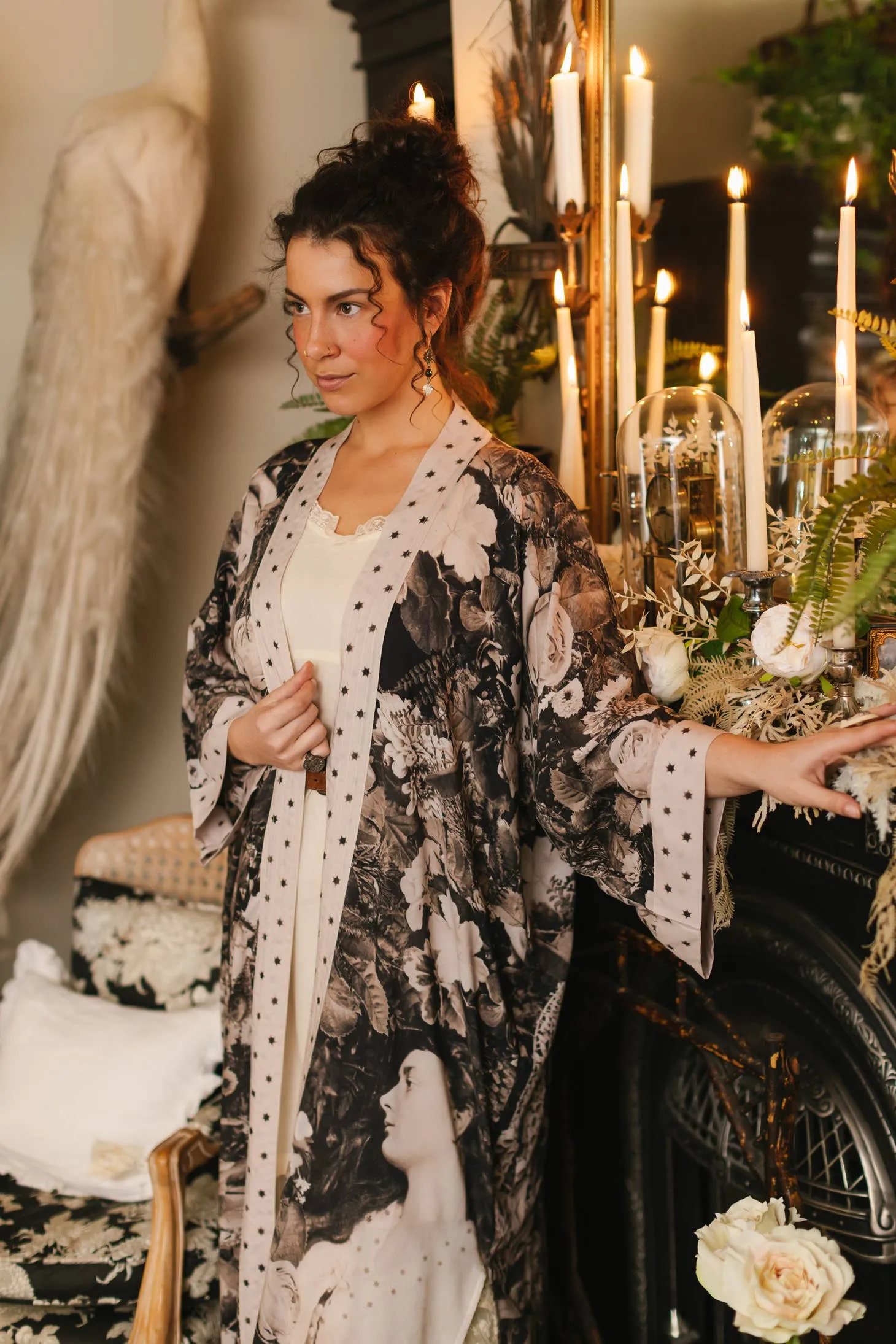Luxury Art Duster Kimono Robe, multiple styles