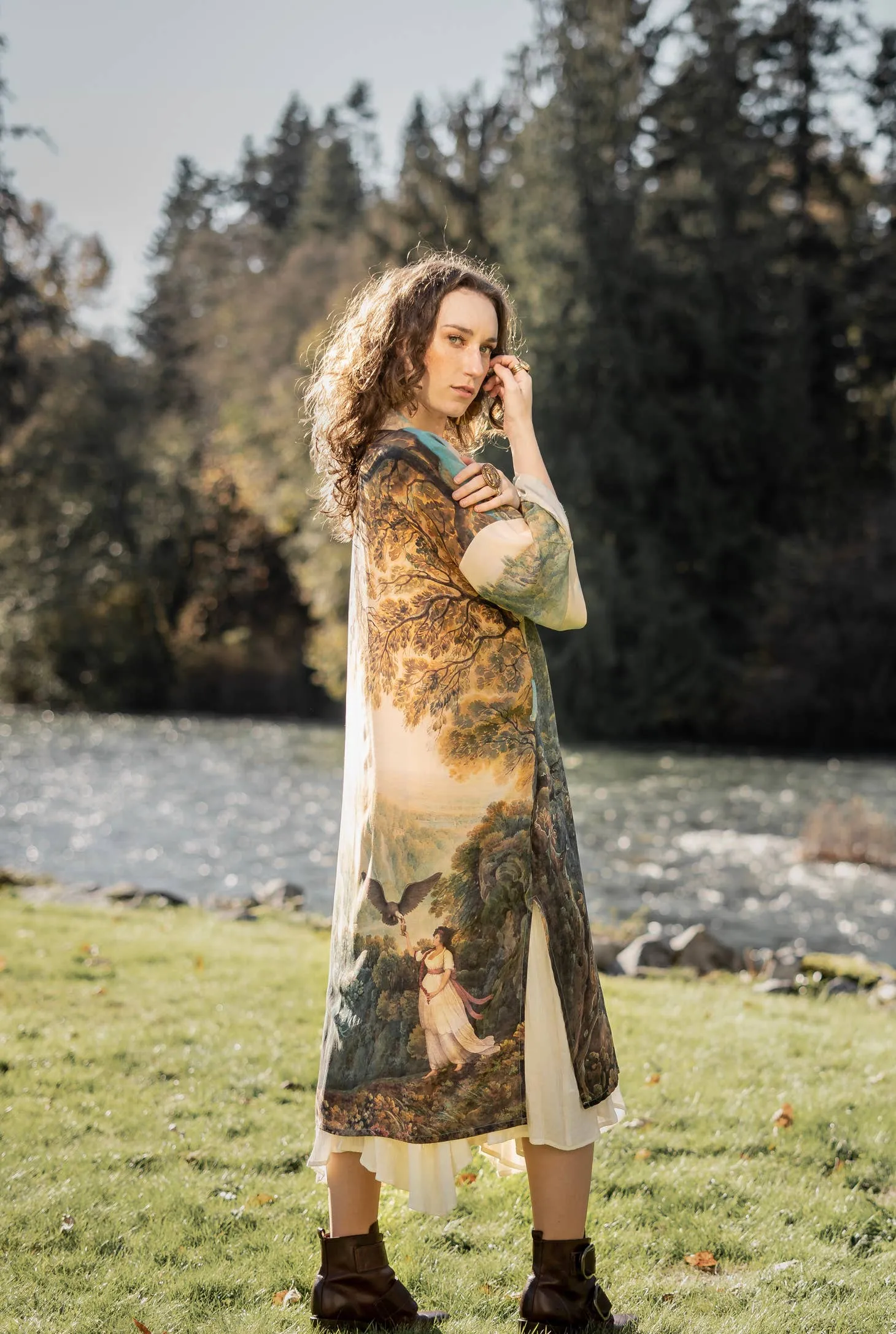 Luxury Art Duster Kimono Robe, multiple styles