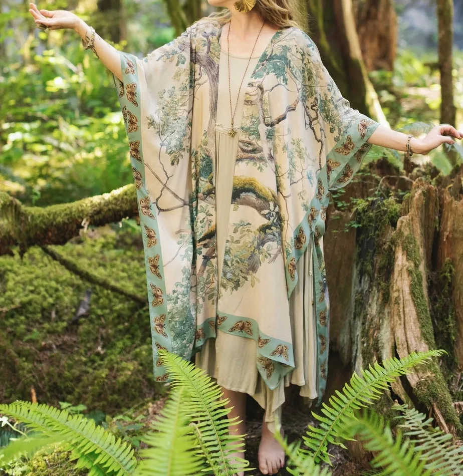 Luxury Art Duster Kimono Robe, multiple styles