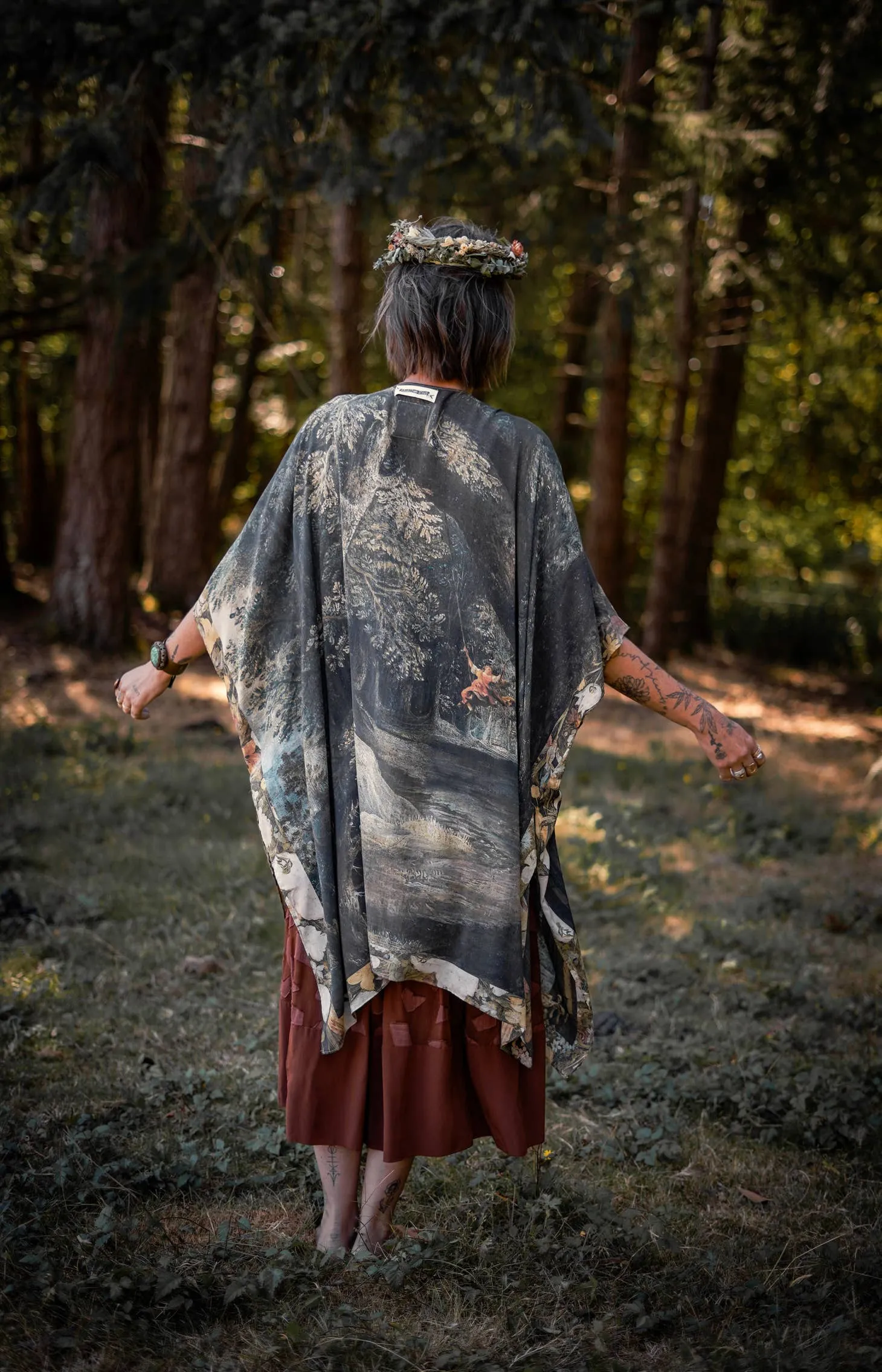 Luxury Art Duster Kimono Robe, multiple styles