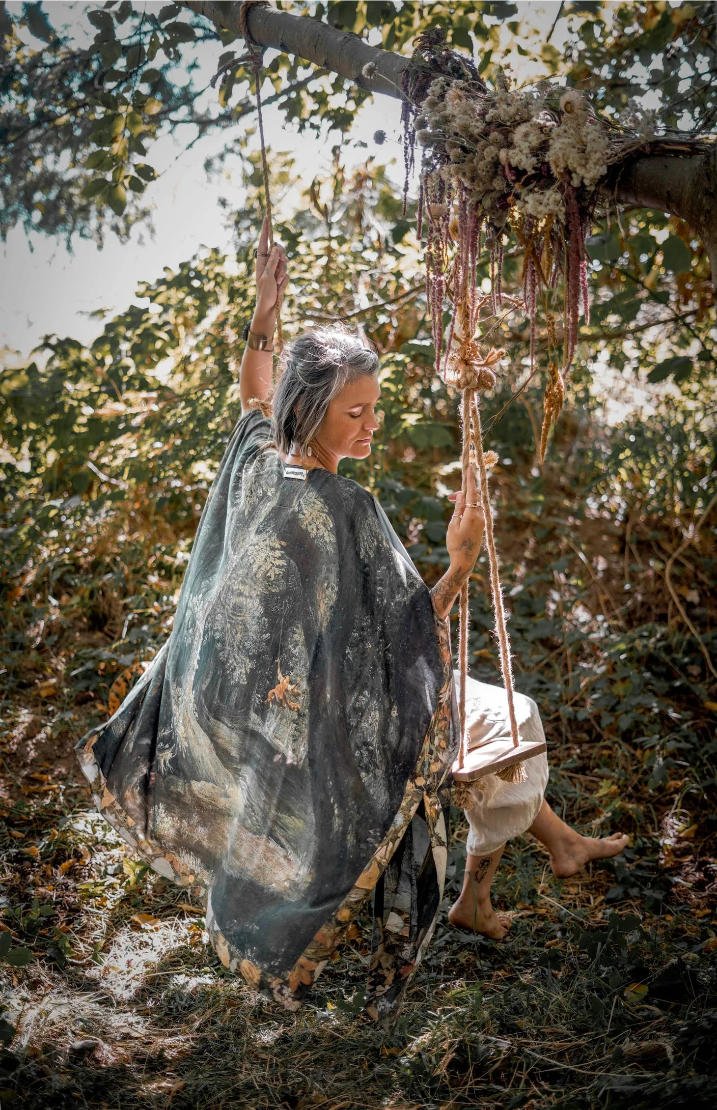 Luxury Art Duster Kimono Robe, multiple styles