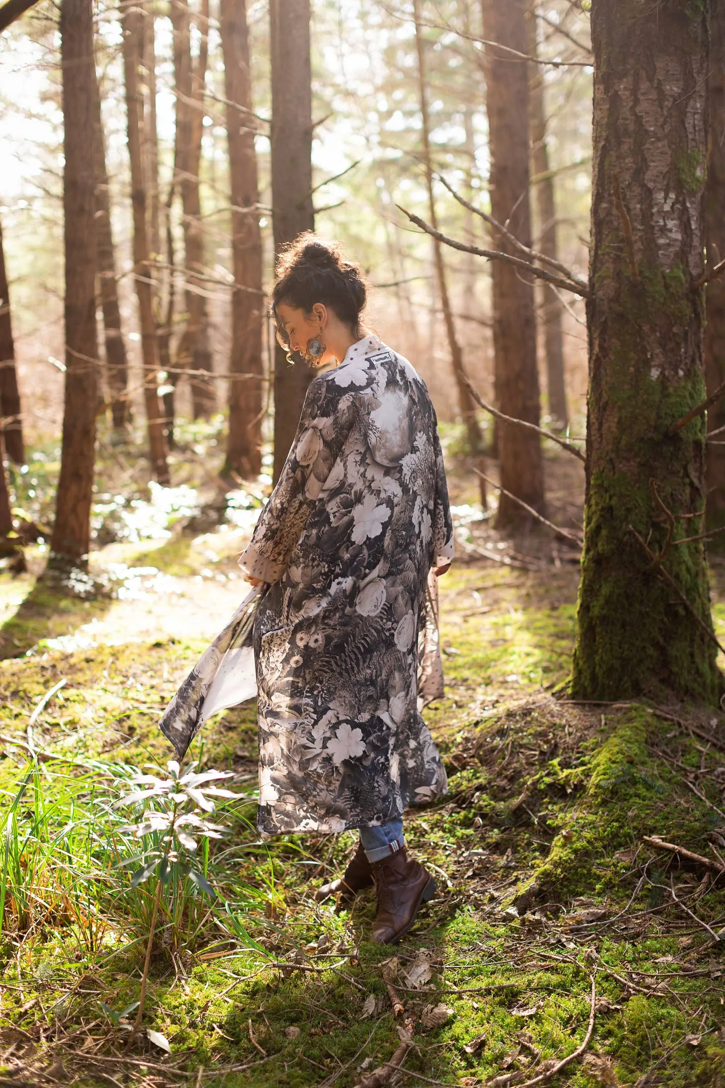 Luxury Art Duster Kimono Robe, multiple styles