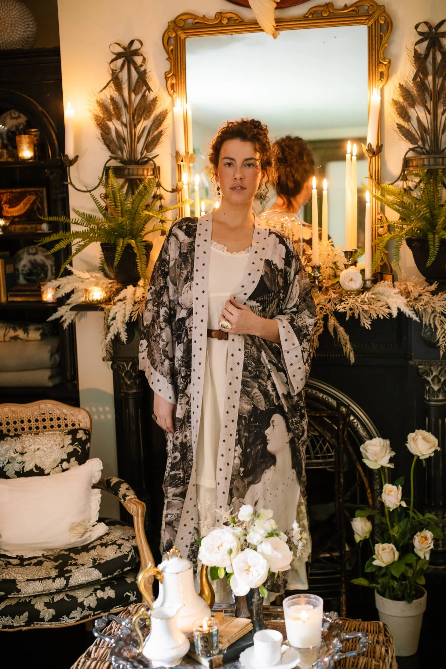 Luxury Art Duster Kimono Robe, multiple styles