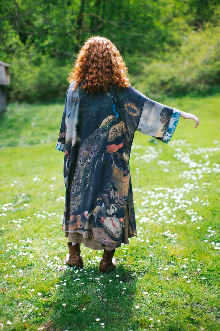 Luxury Art Duster Kimono Robe, multiple styles