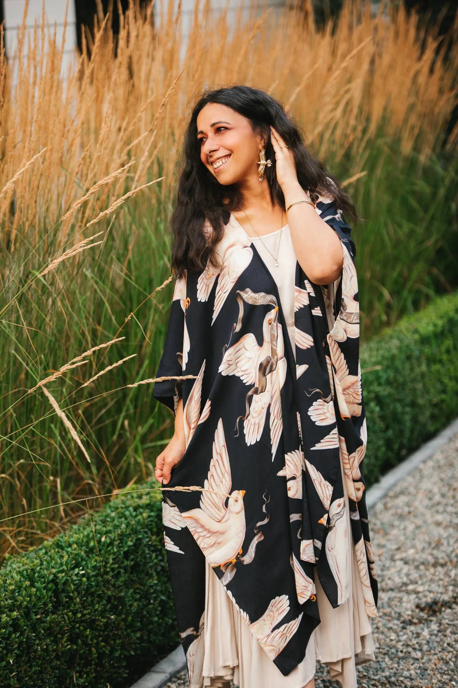 Luxury Art Duster Kimono Robe, multiple styles