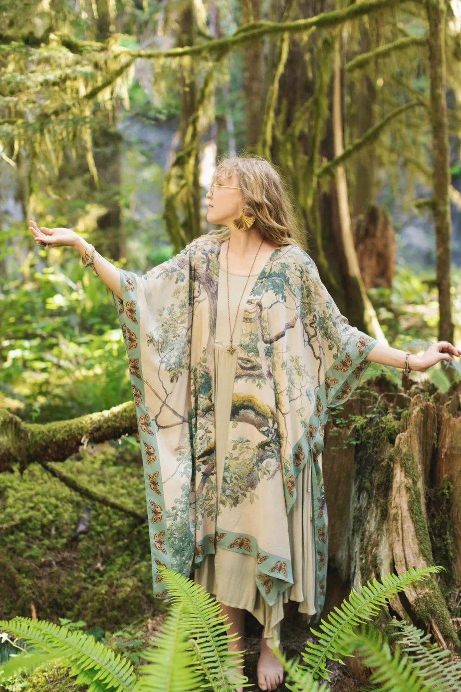 Luxury Art Duster Kimono Robe, multiple styles