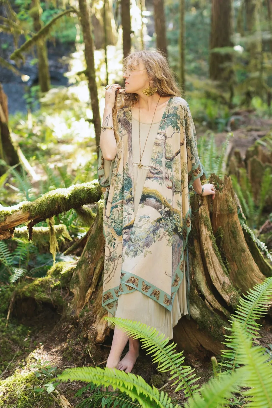 Luxury Art Duster Kimono Robe, multiple styles