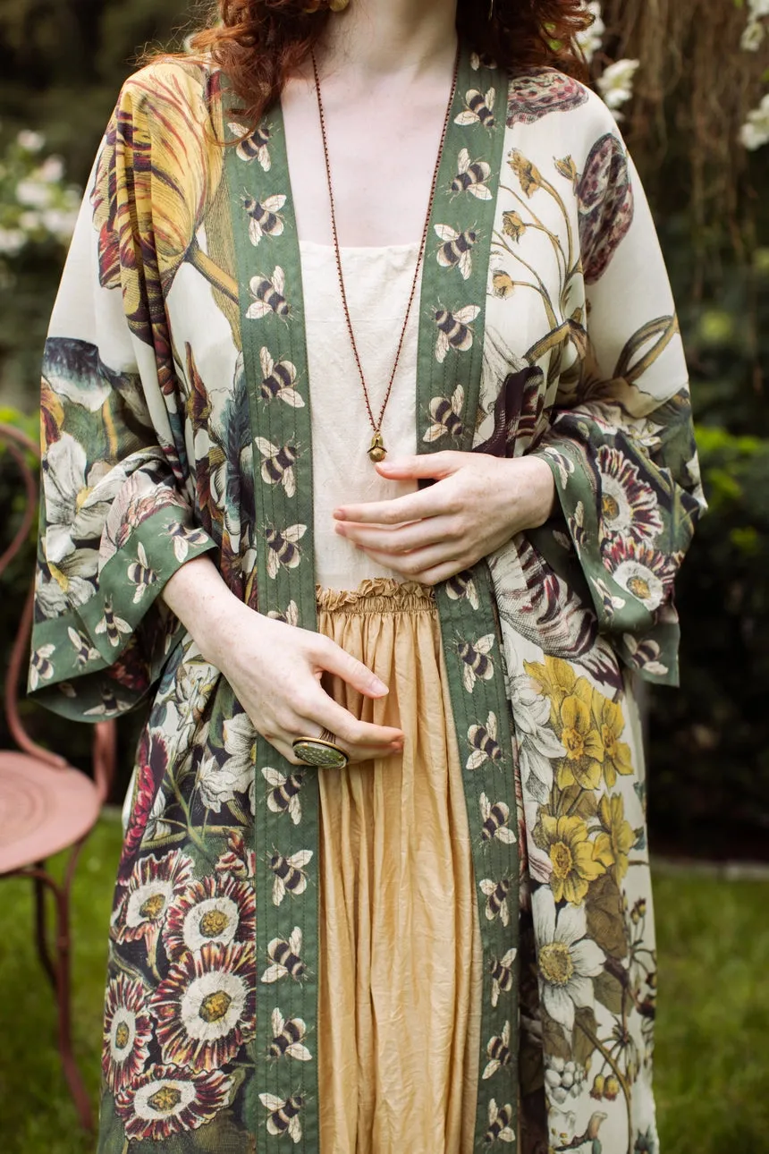 Luxury Art Duster Kimono Robe, multiple styles